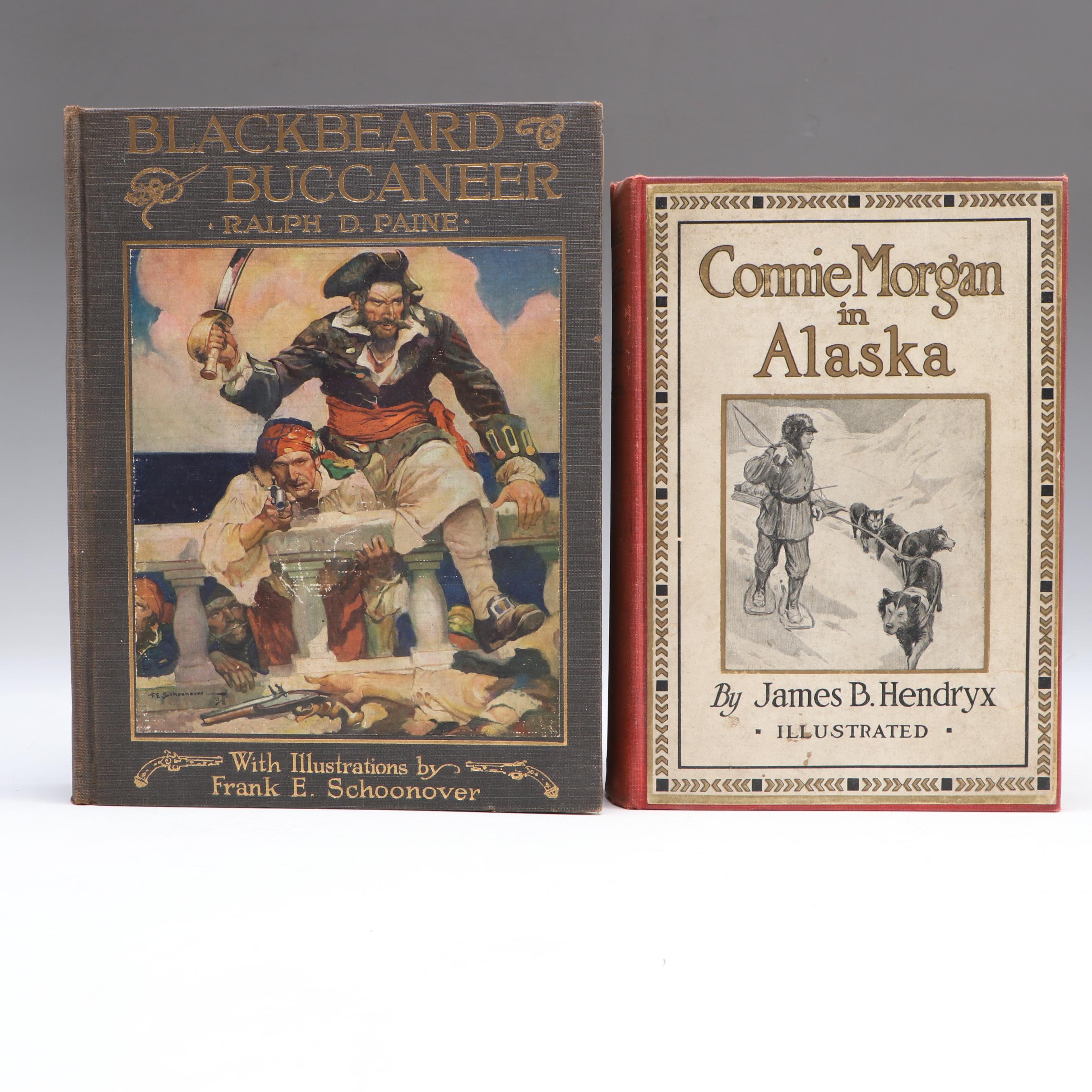 Illustrated First Edition "Blackbeard: Buccaneer" by Ralph D. Paine and More