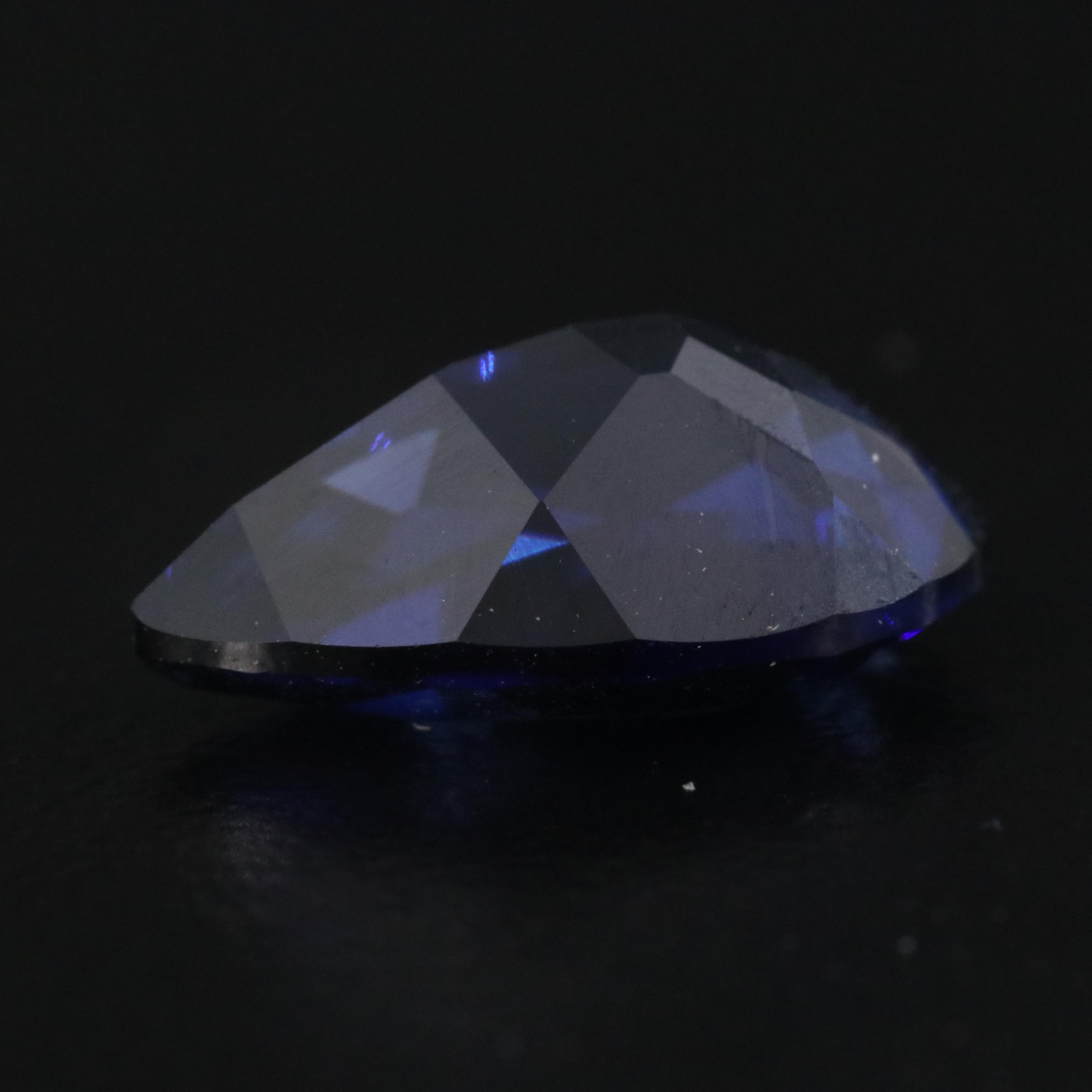 Loose 3.84 CT Lab Grown Sapphire