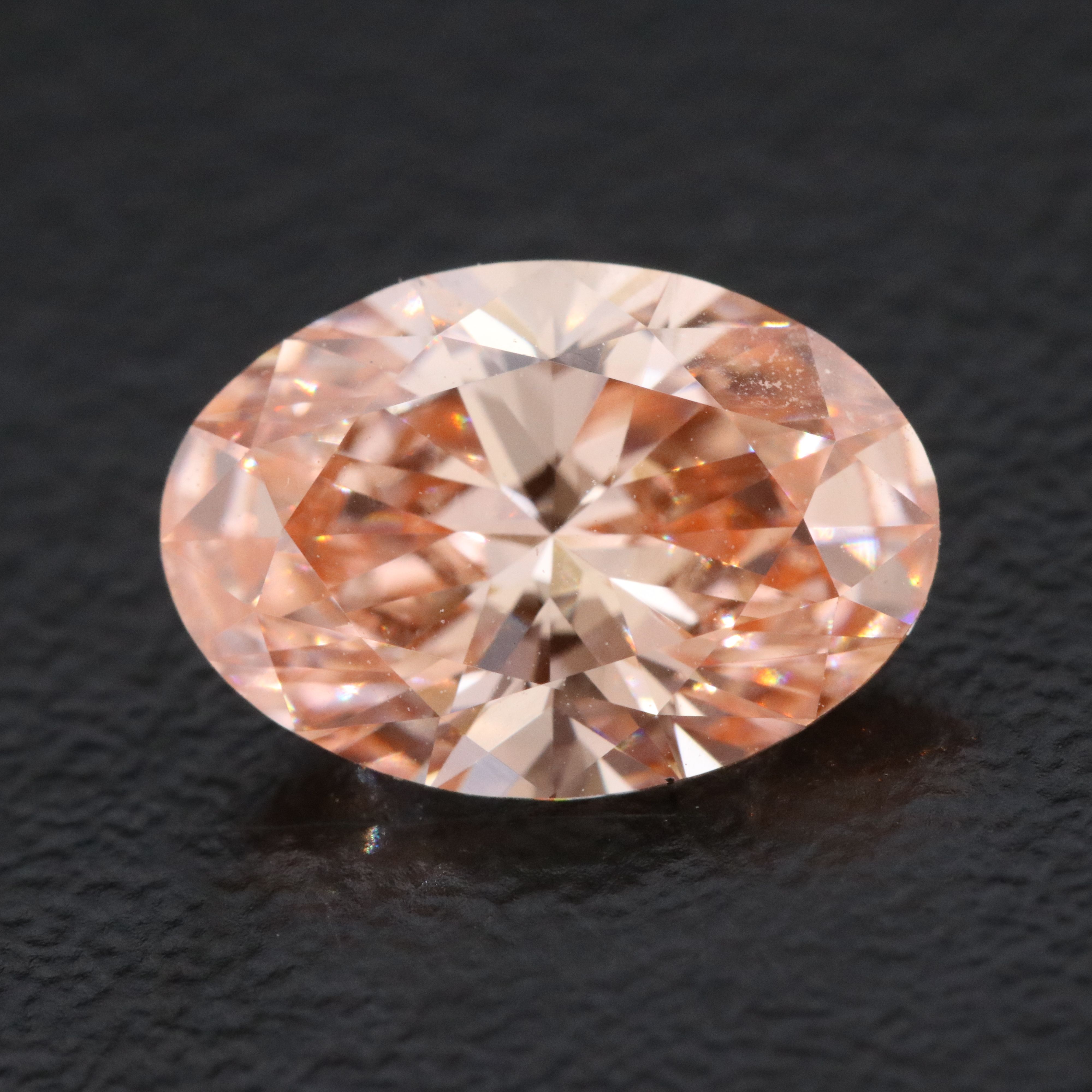 Loose 2.09 CT Fancy Vivid Pink Lab Grown Diamond with IGI Report