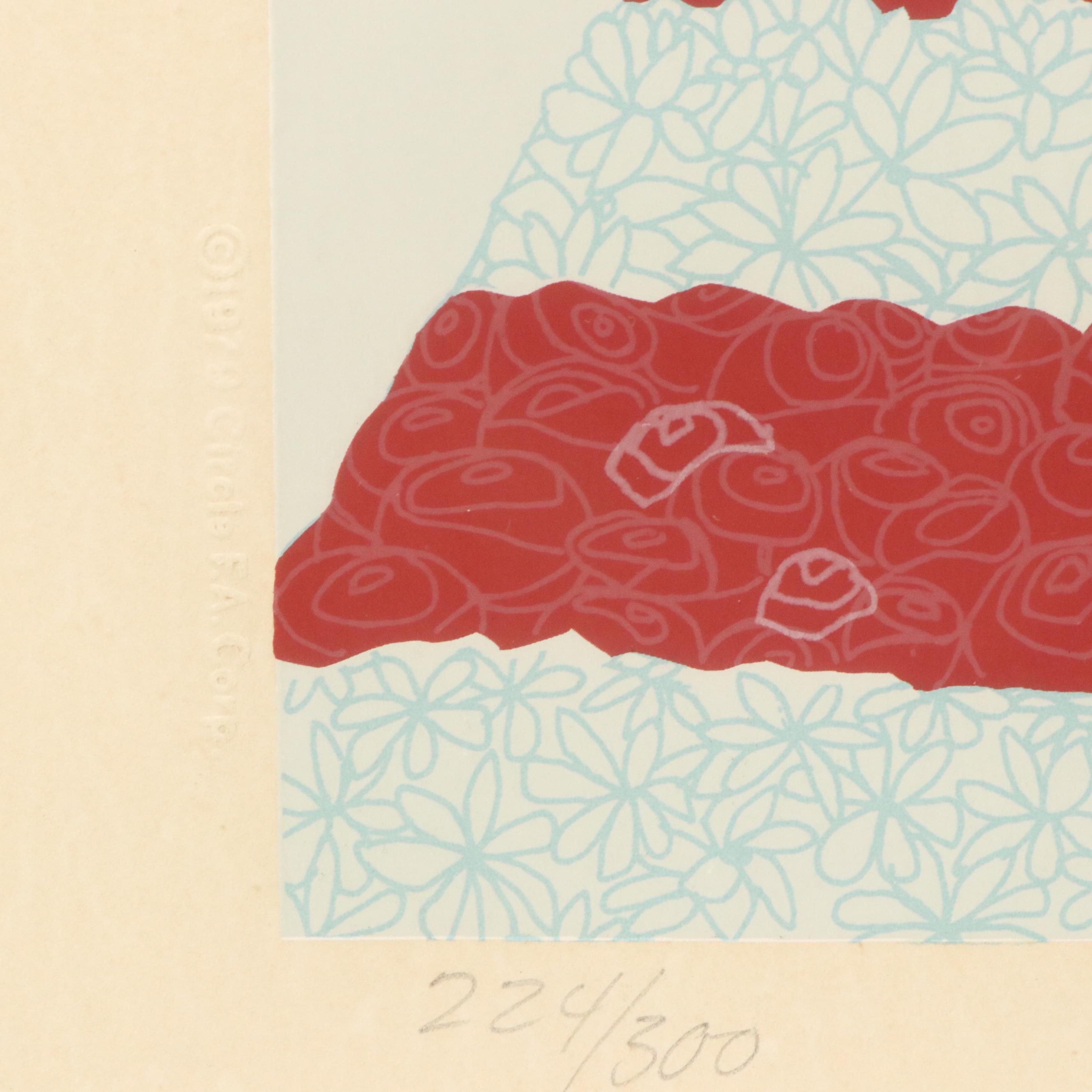 Erté Art Deco Style Serigraph "LaFayette," 1979