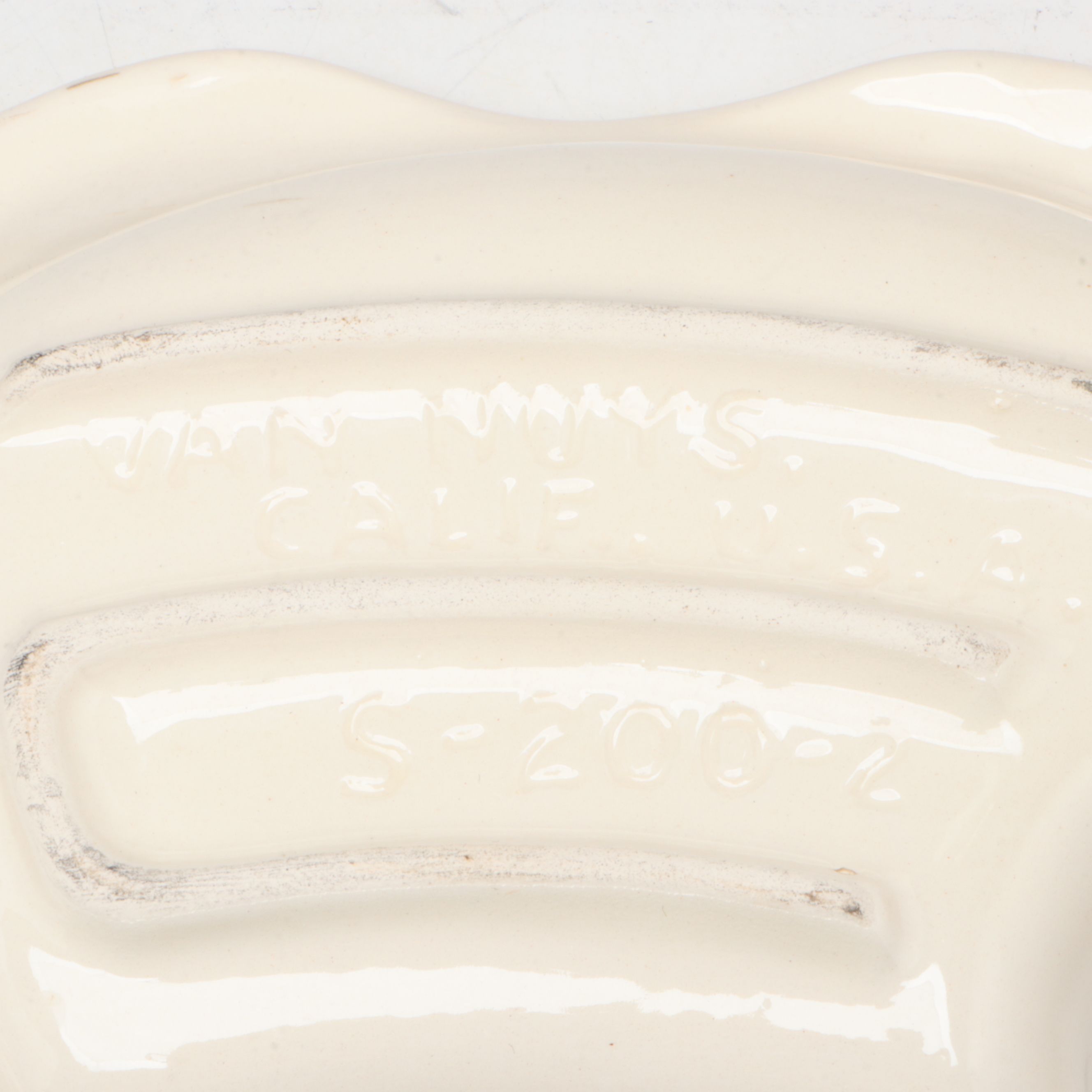 Vintage Sunkist Van Nuys Serving Set and Shakers in Autumn Themed White Ceramic