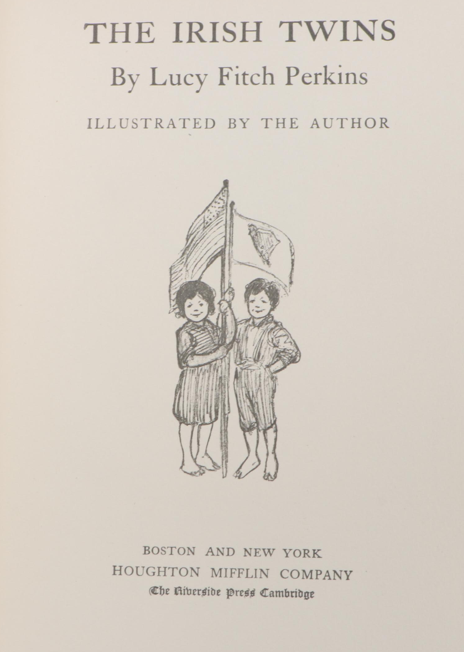 First Edition "The Irish Twins" and More Books by Lucy Fitch Perkins