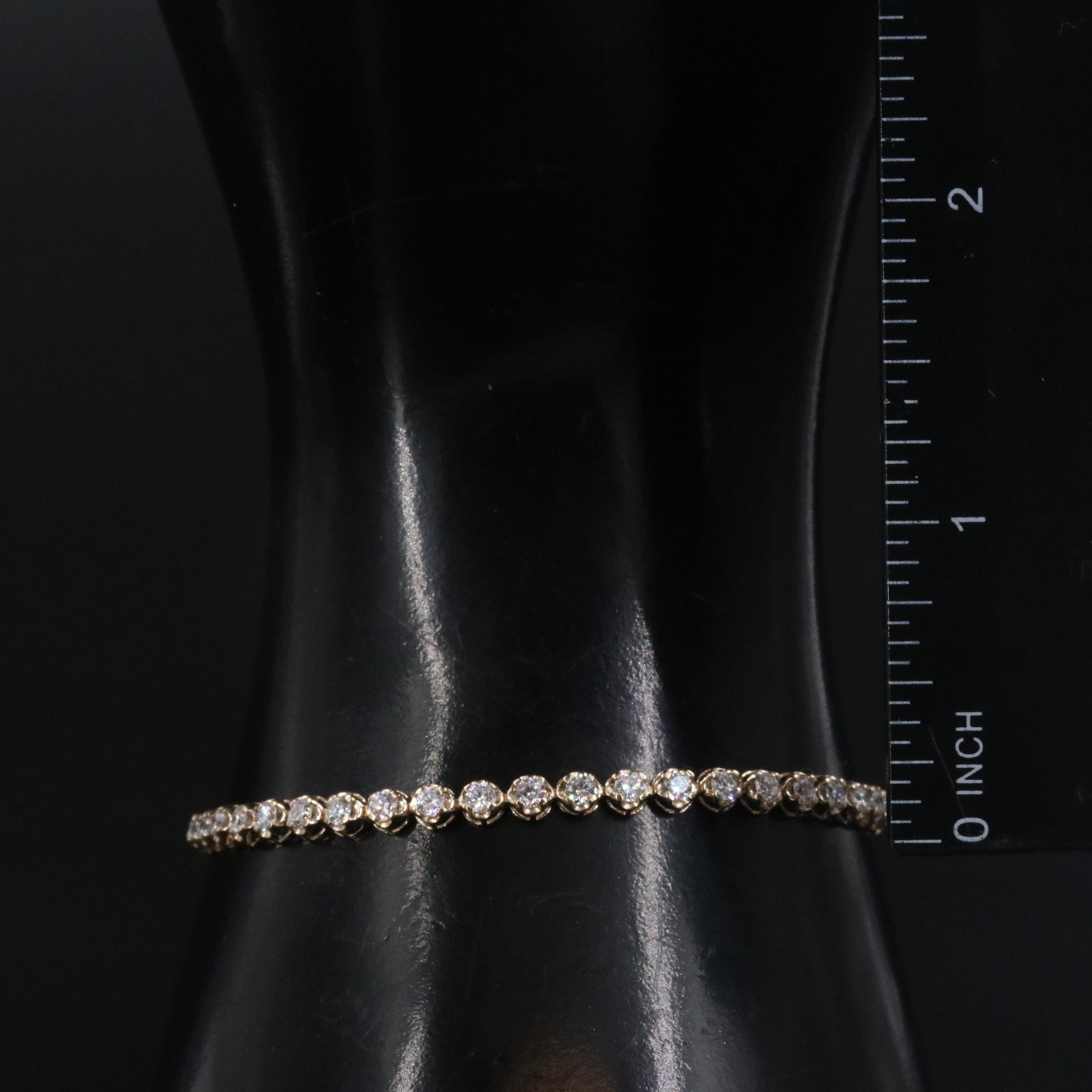 10K 2.53 CTW Lab Grown Diamond Bracelet