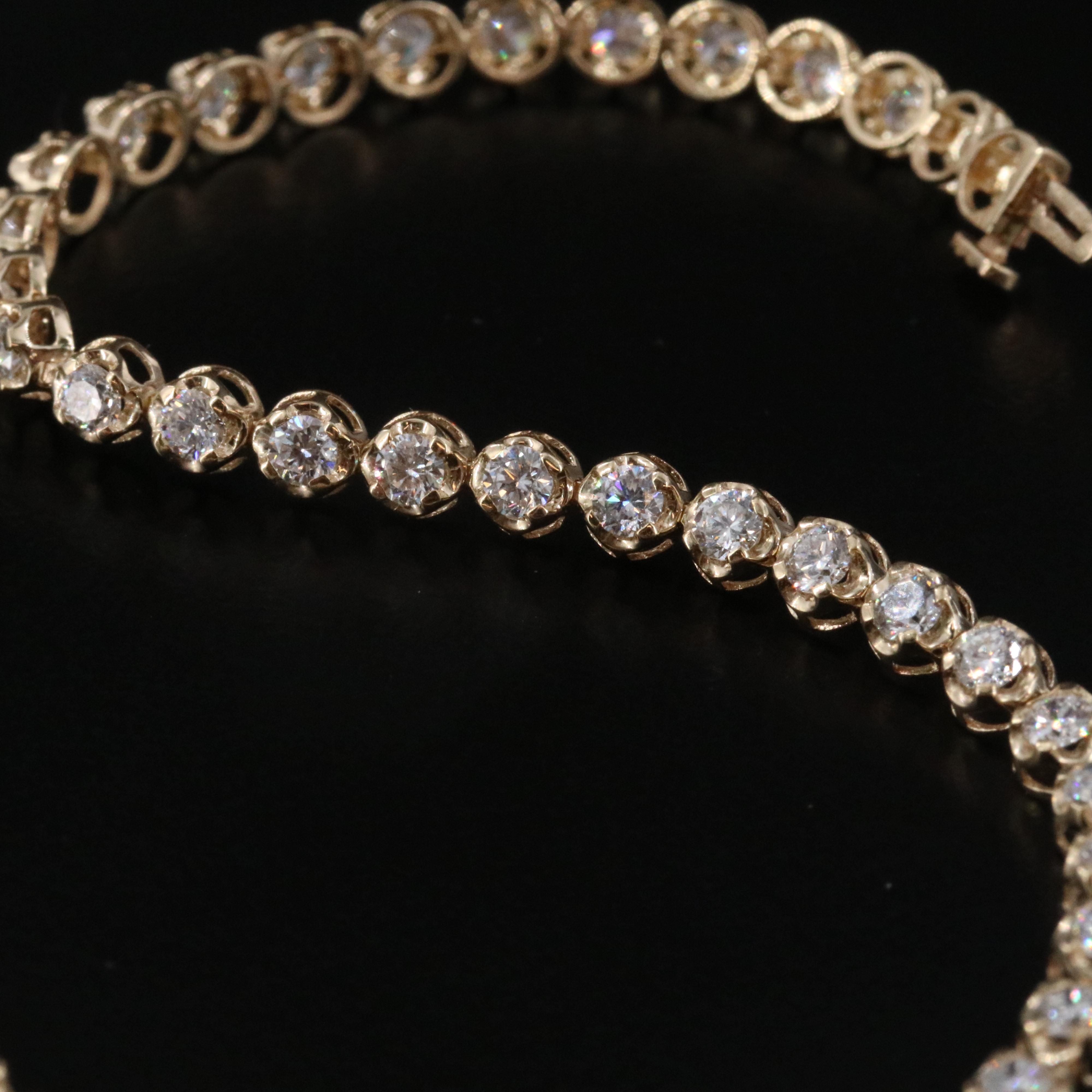 10K 2.53 CTW Lab Grown Diamond Bracelet