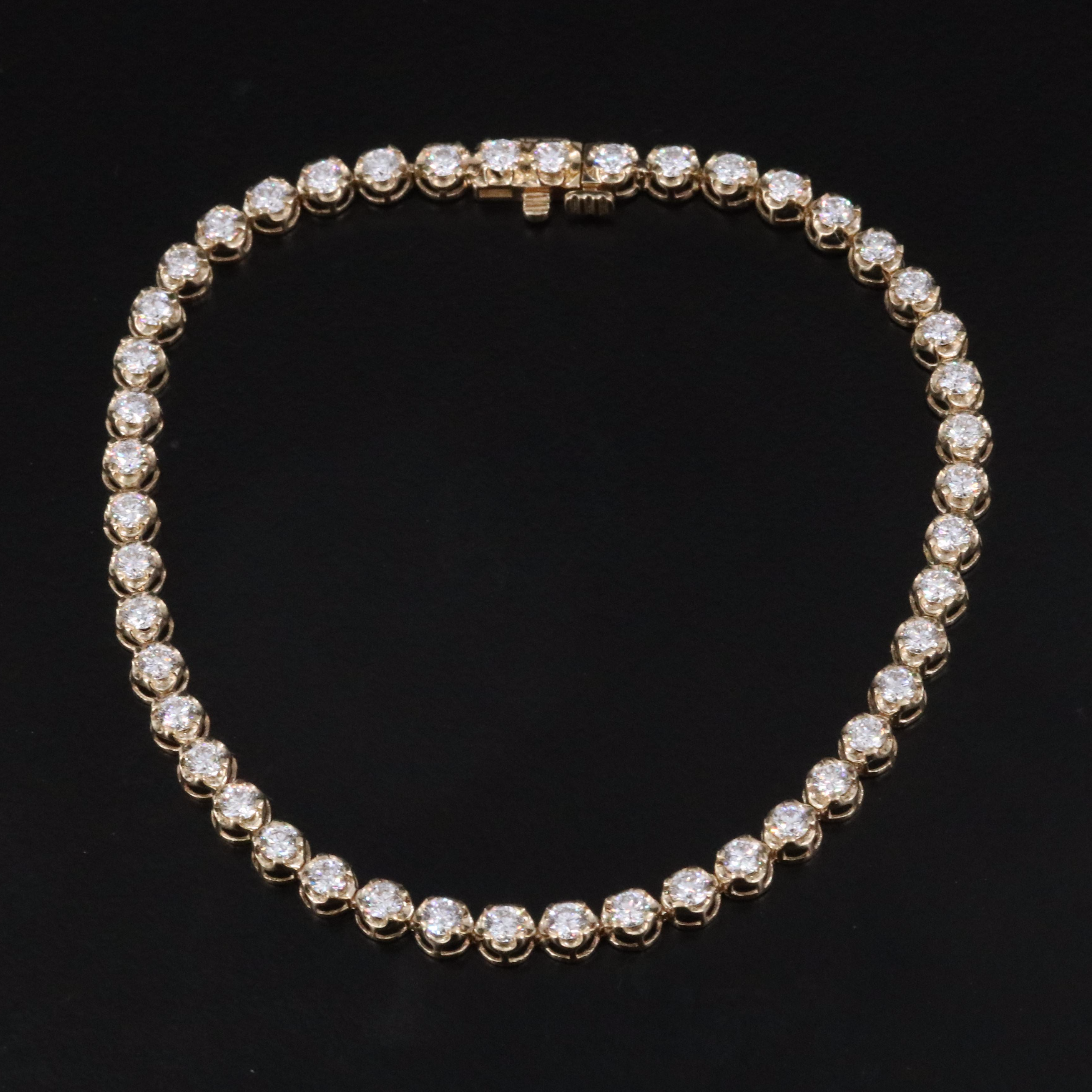 10K 2.53 CTW Lab Grown Diamond Bracelet