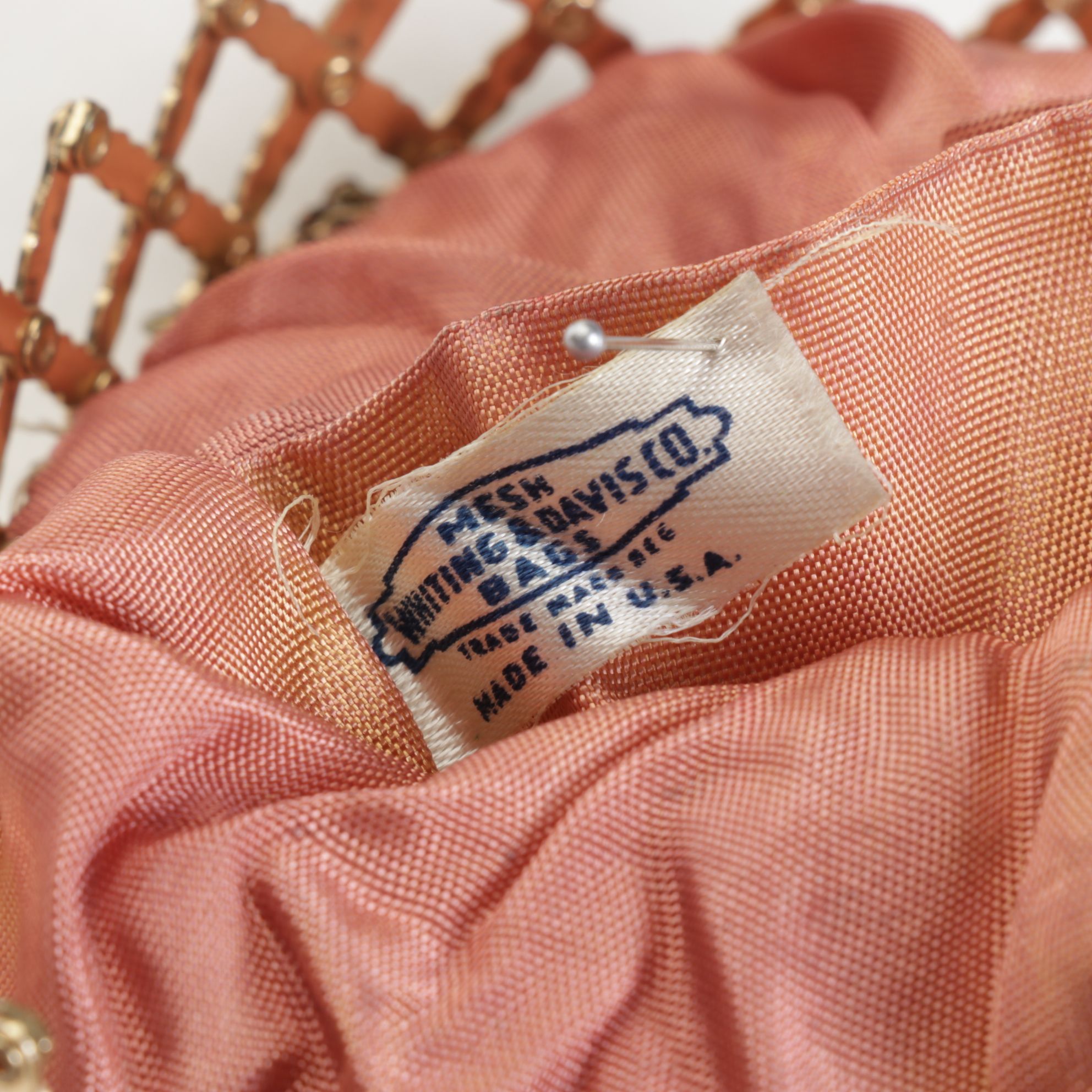 Whiting & Davis Gold Tone Mesh Accordion-Top Beggars Bag and More, Mid-20th C.