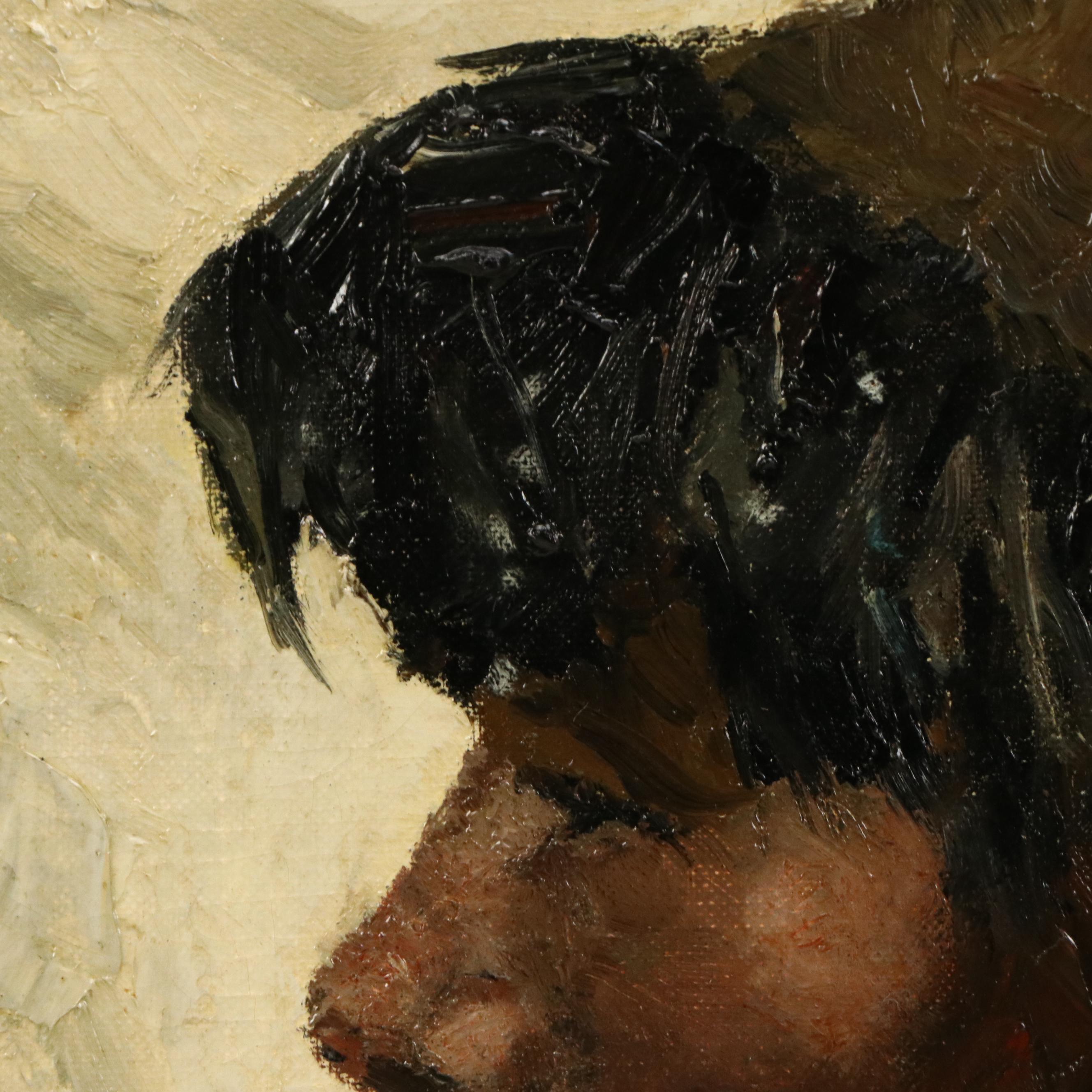 Eustace Paul Ziegler Oil Painting "King Island Eskimo"