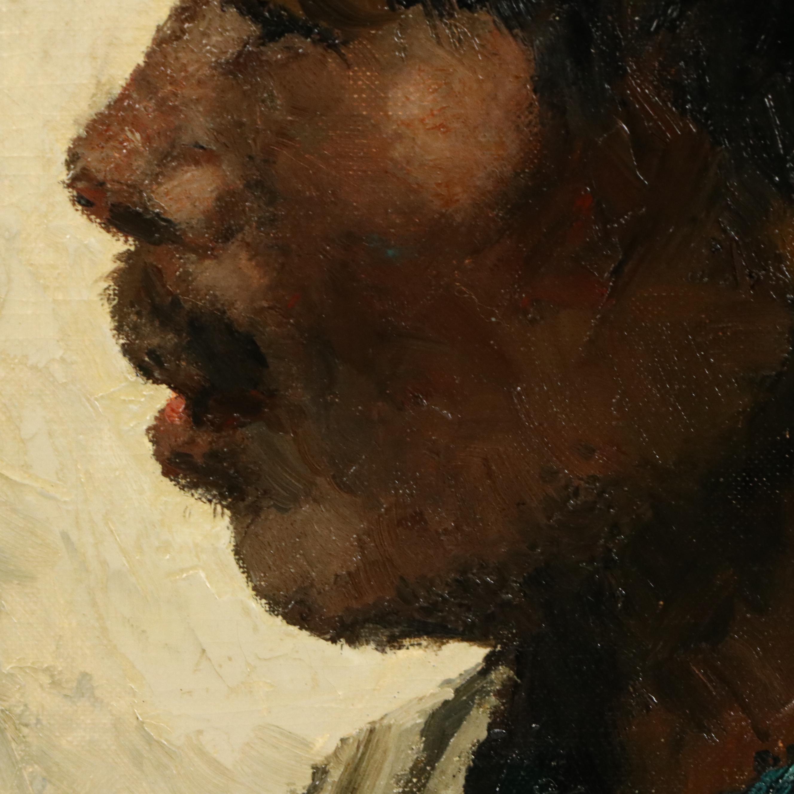 Eustace Paul Ziegler Oil Painting "King Island Eskimo"