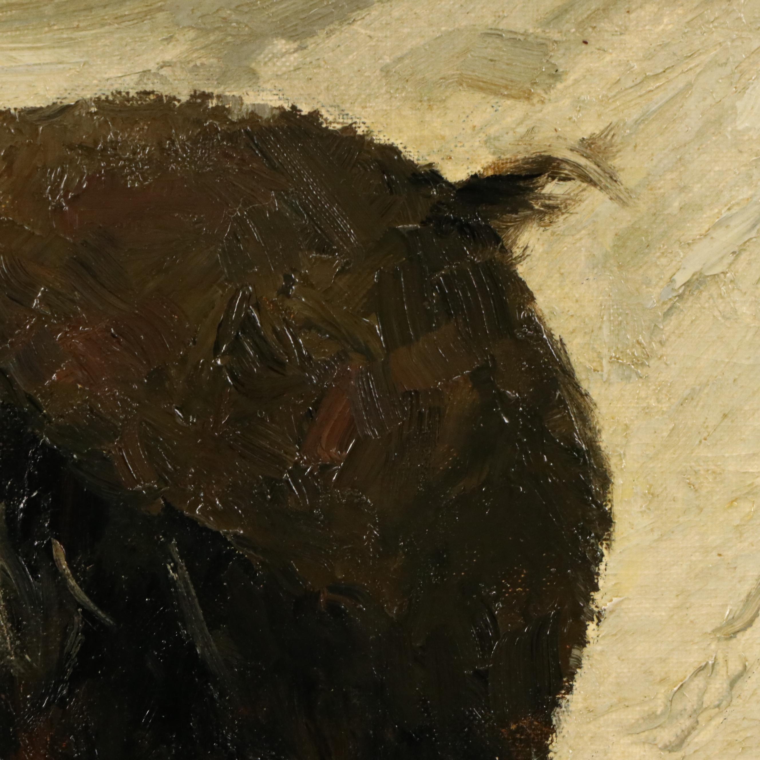 Eustace Paul Ziegler Oil Painting "King Island Eskimo"