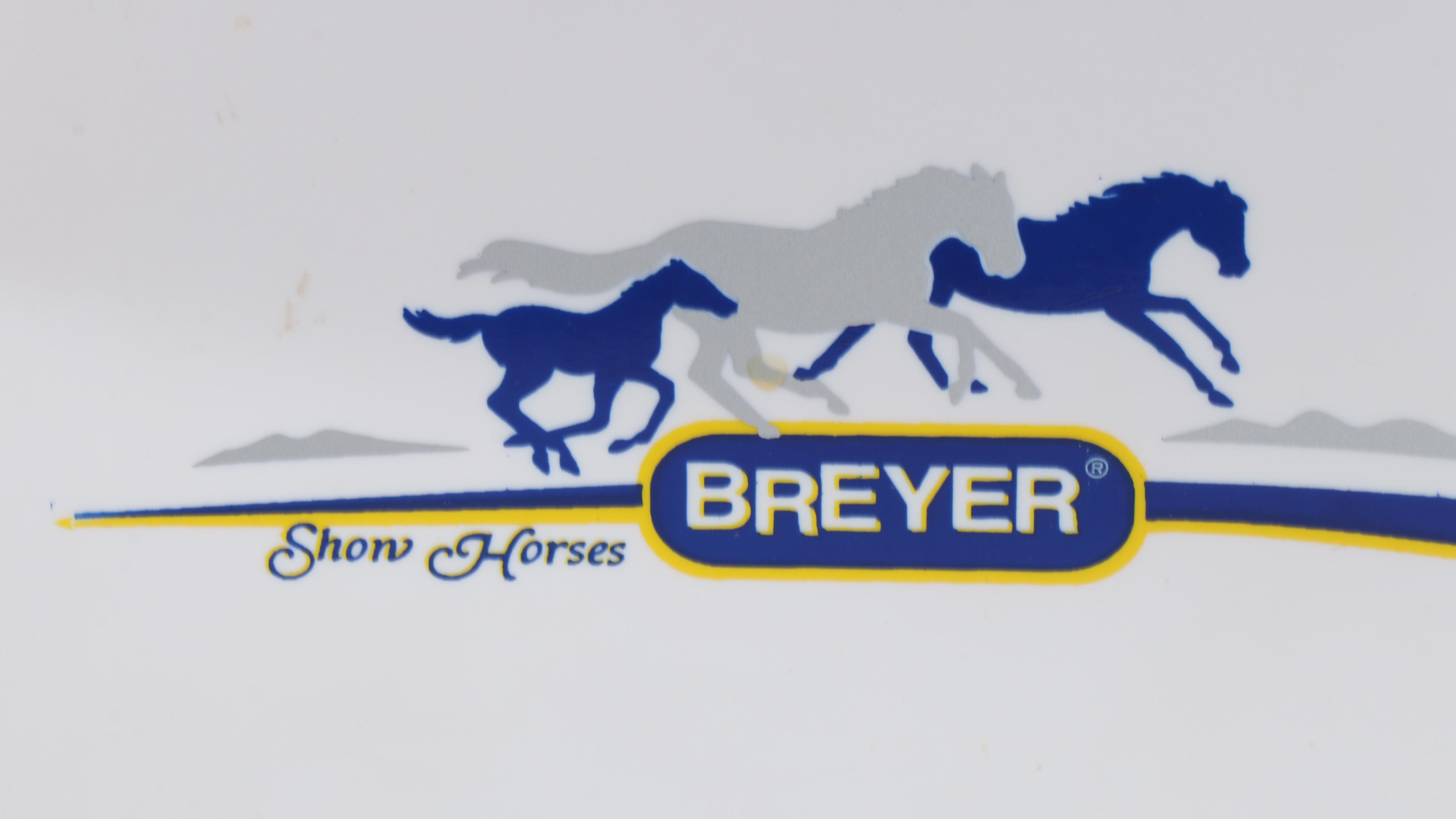 Breyer Horse Trailer, Round Up Truck, and Wooden Barn