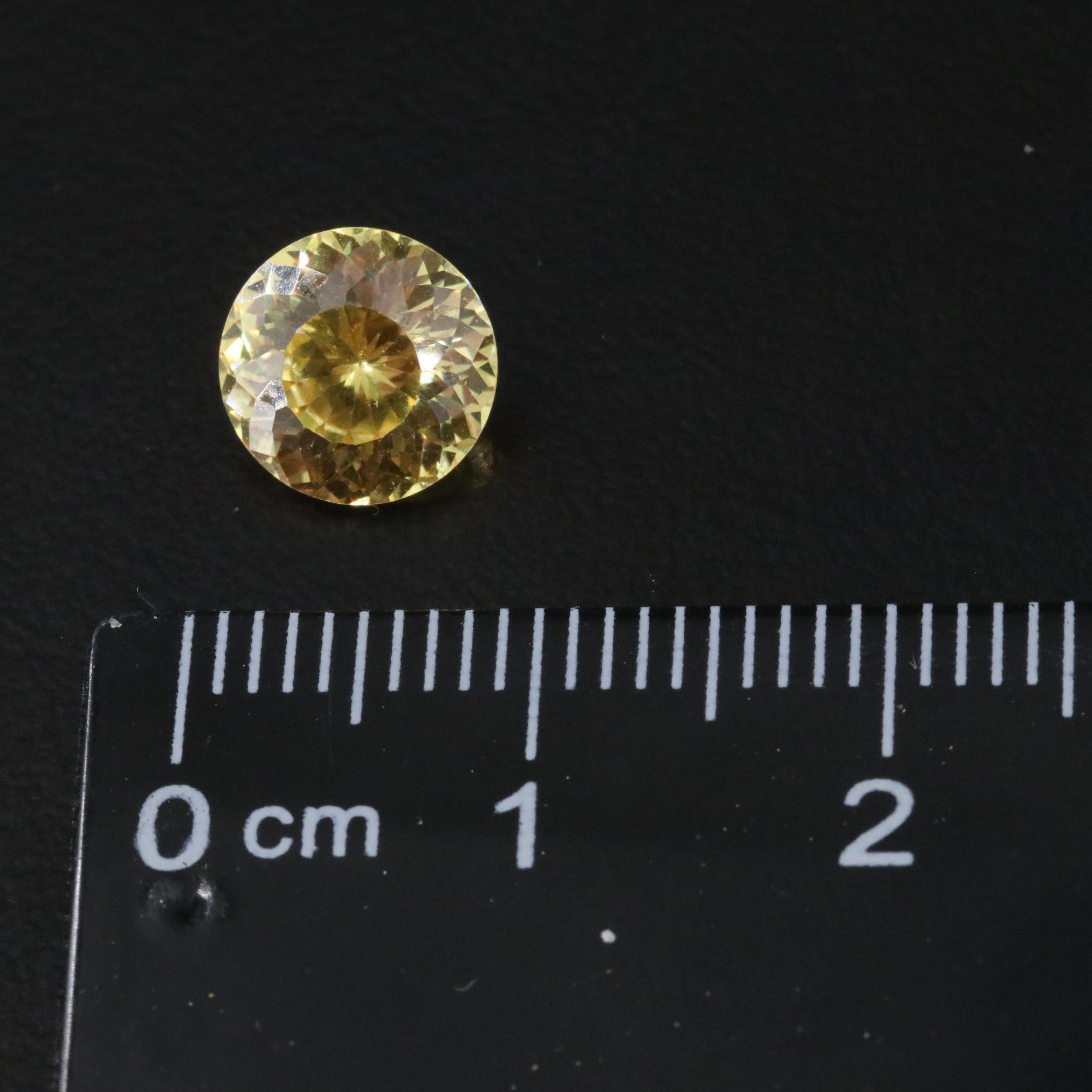 Loose 6.95 CTW Yellow CZ Matched Pair