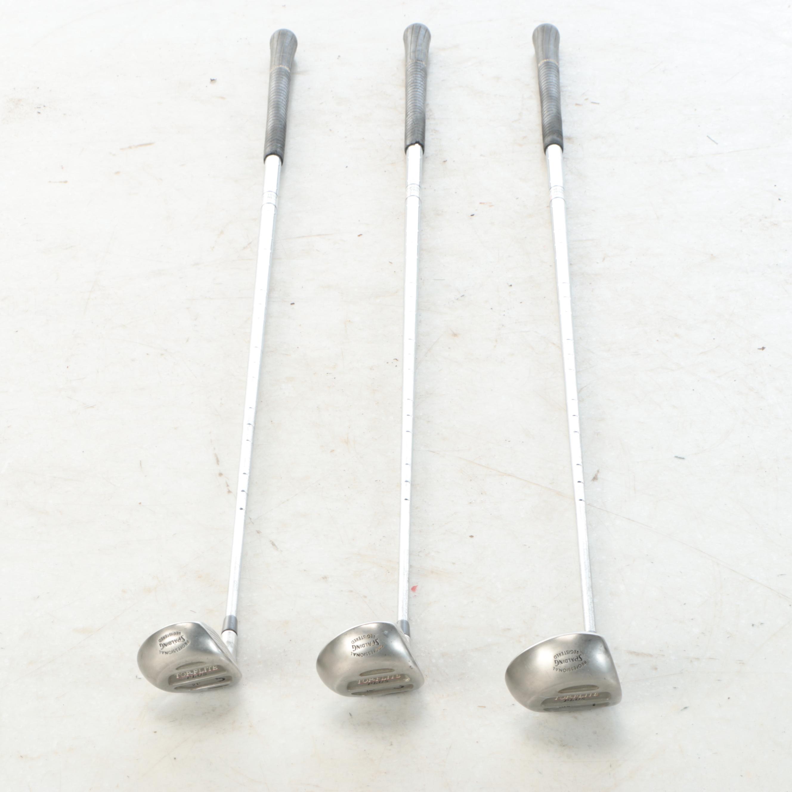 Grand Slam Golf Bag with Spalding and Titleist Golf Clubs