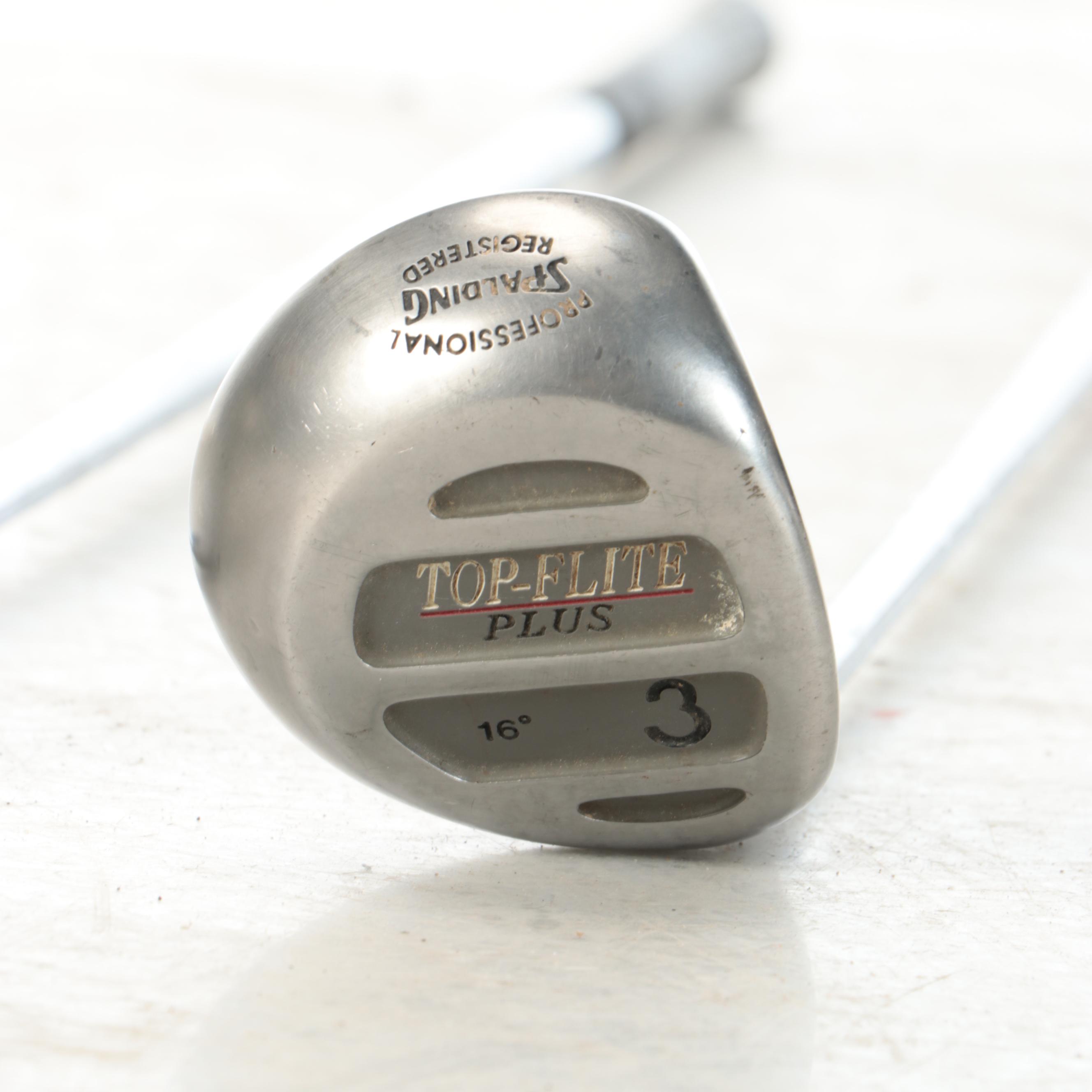 Grand Slam Golf Bag with Spalding and Titleist Golf Clubs