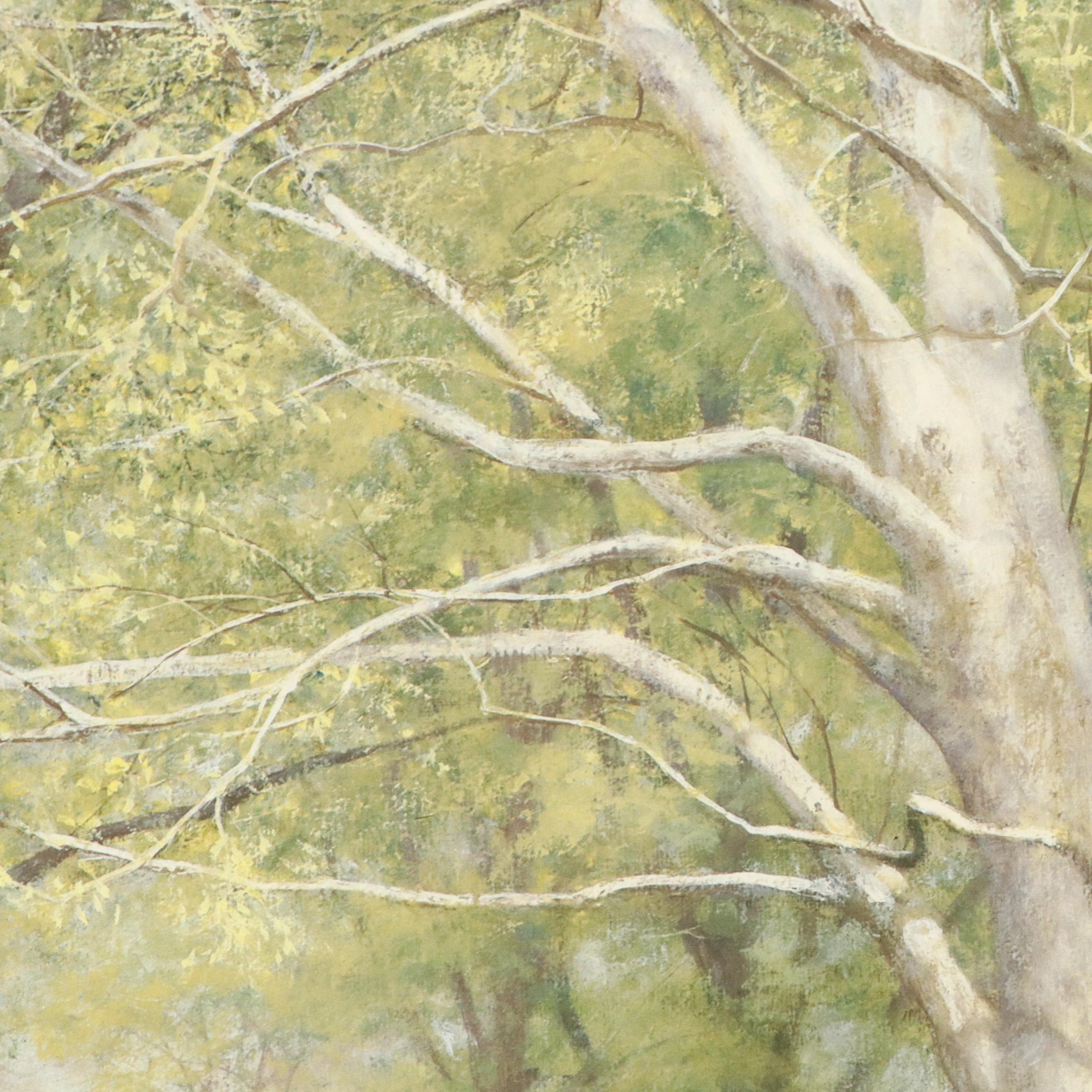 Pair of James Crow Keeneland Horse Racing Offset Lithographs