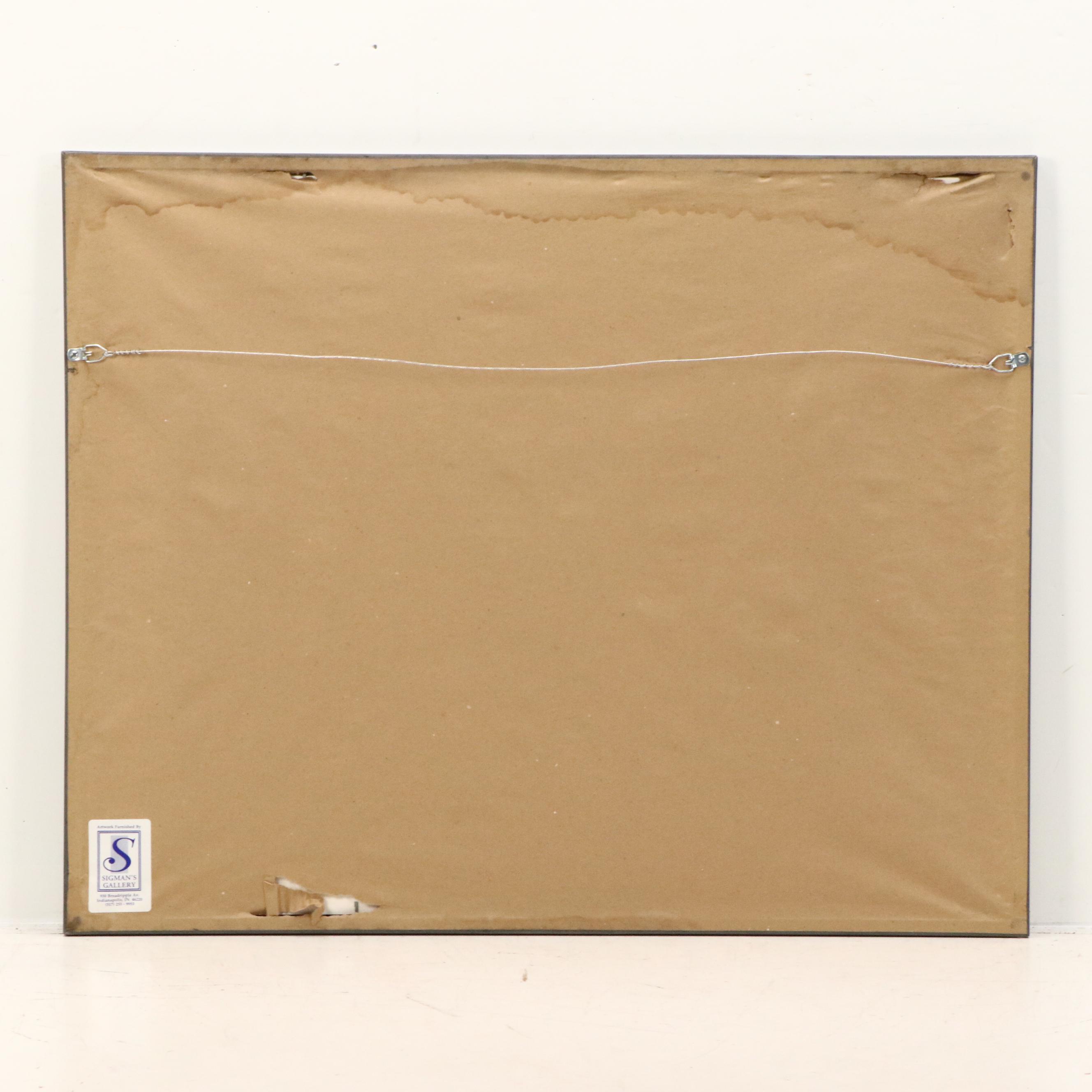 Pair of James Crow Keeneland Horse Racing Offset Lithographs