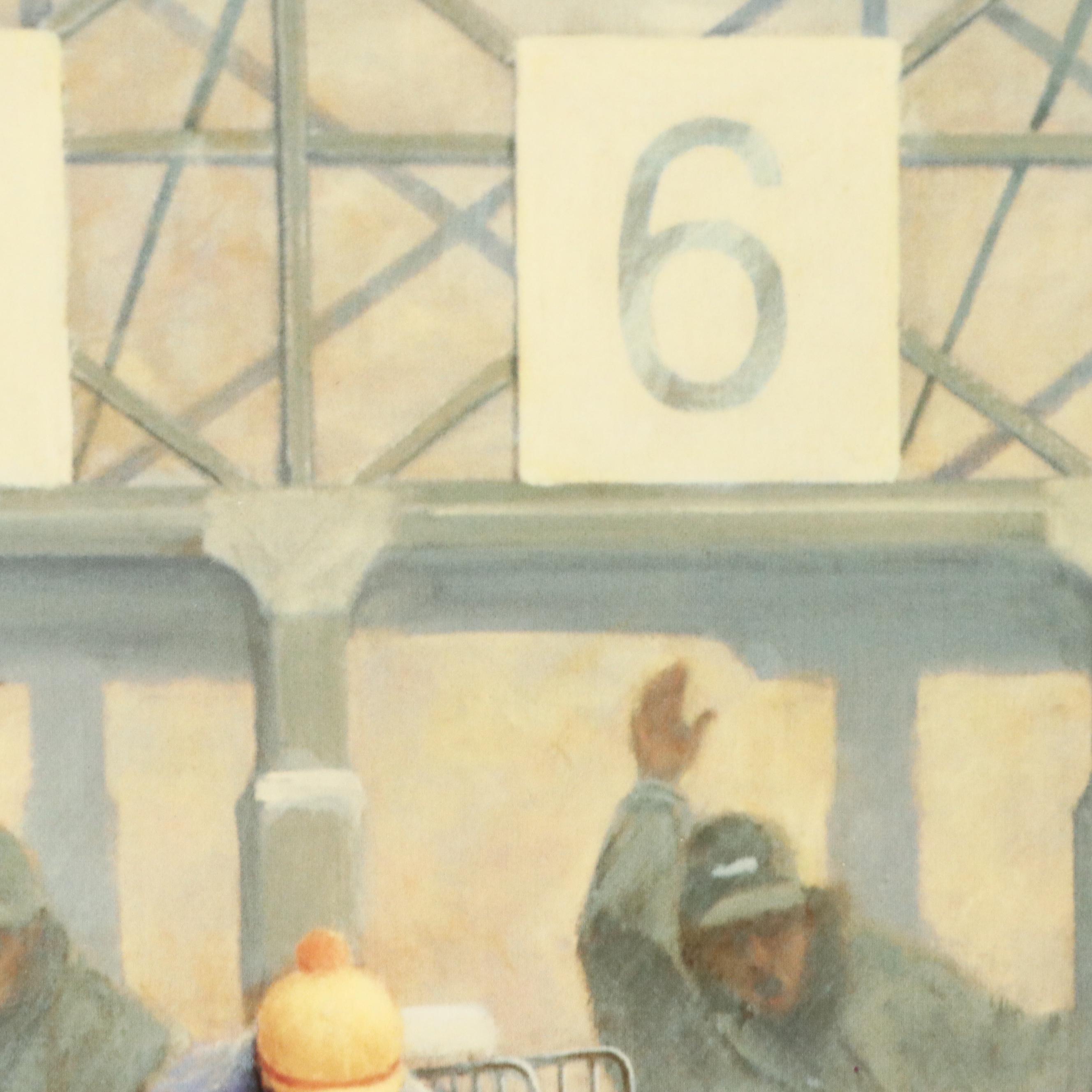 Pair of James Crow Keeneland Horse Racing Offset Lithographs