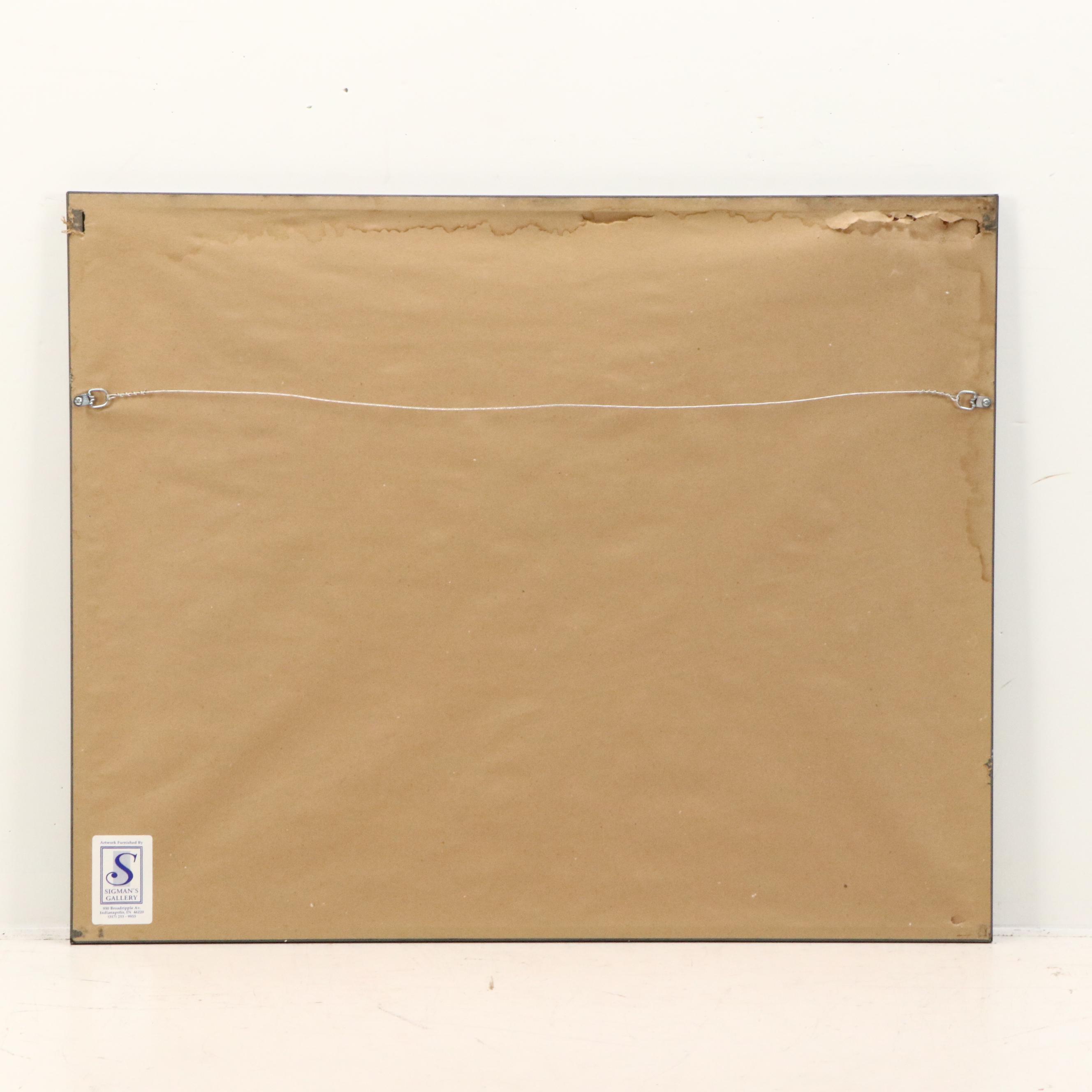 Pair of James Crow Keeneland Horse Racing Offset Lithographs