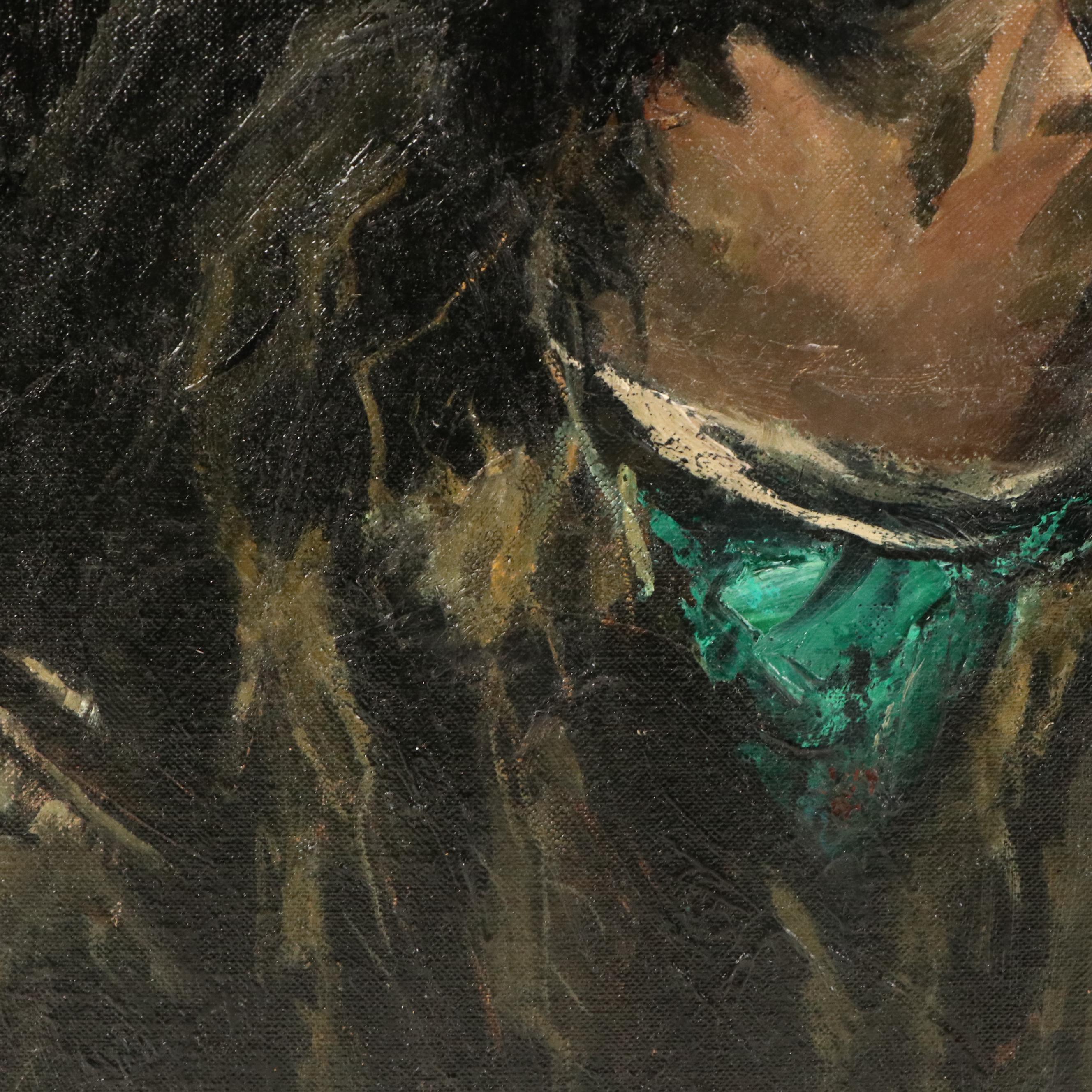 Eustace Paul Ziegler Oil Portrait "Chief Gootleta of the Chitina"