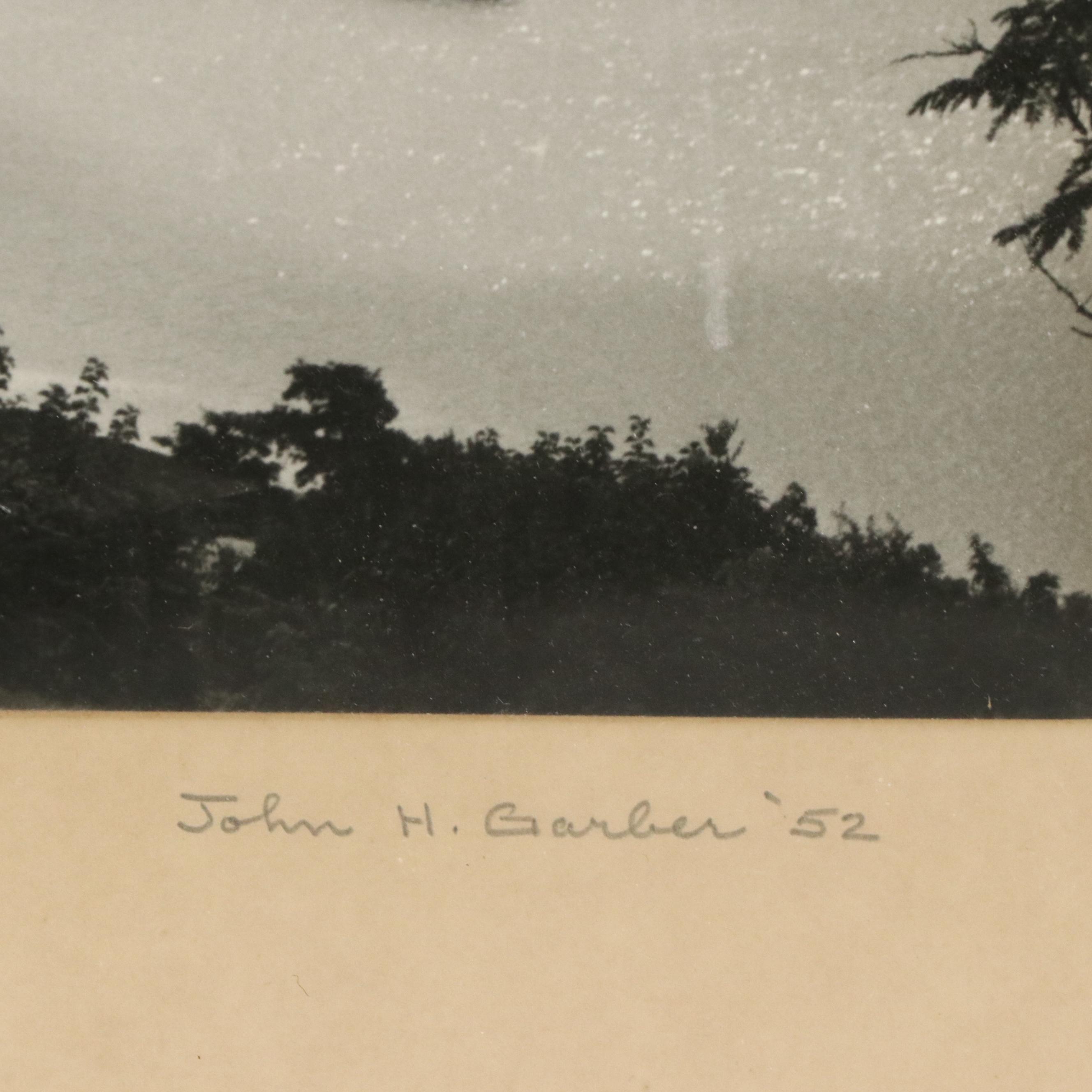 John H. Garber Photograph "The Ohio River from 'Southview'," 1952