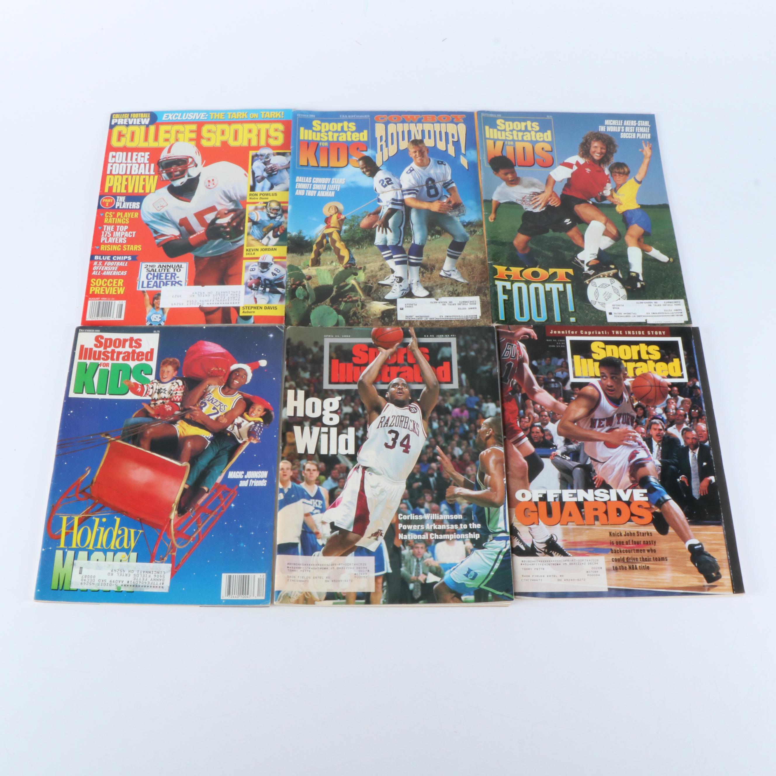 "Sports Illustrated", "Beckett", and More Sports Magazines, Late 20th Century