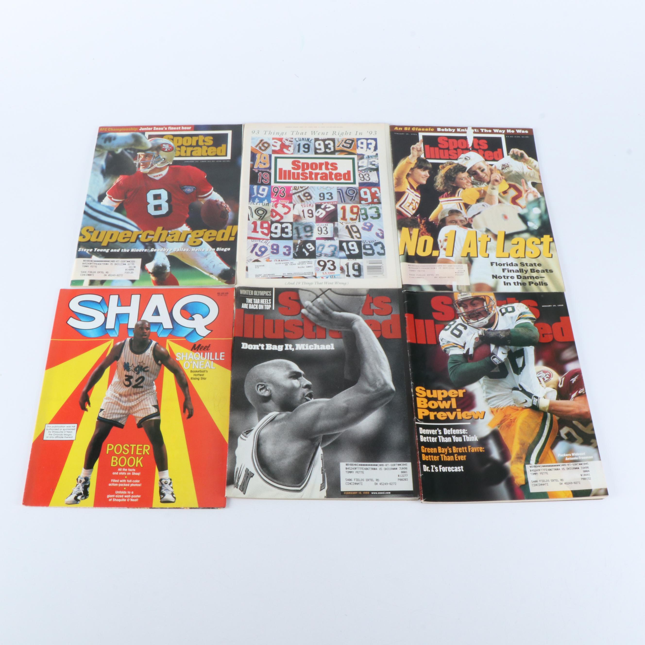 "Sports Illustrated", "Beckett", and More Sports Magazines, Late 20th Century