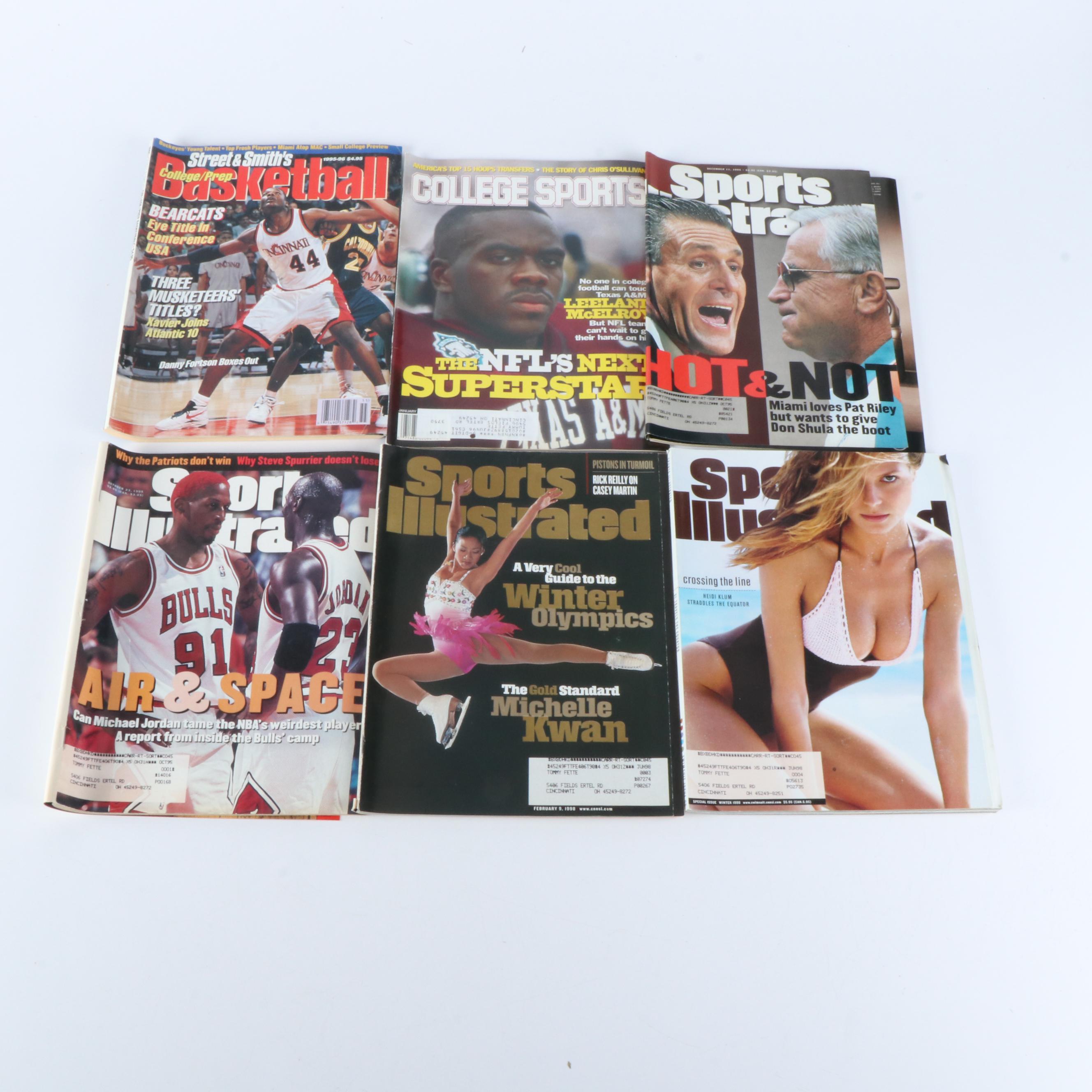 "Sports Illustrated", "Beckett", and More Sports Magazines, Late 20th Century