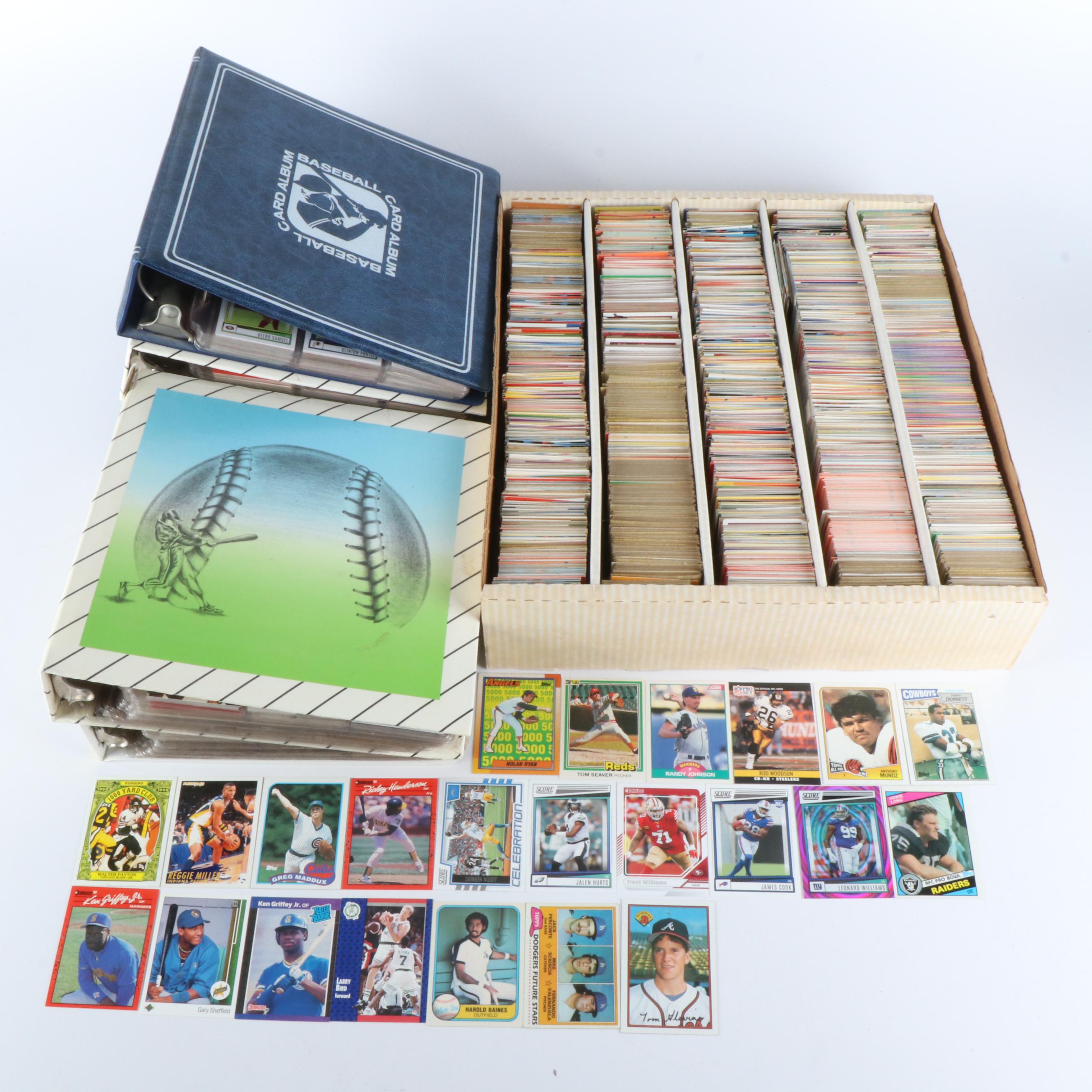 Fleer with Other Sports Cards Featuring Howie Long Rookie Card and More