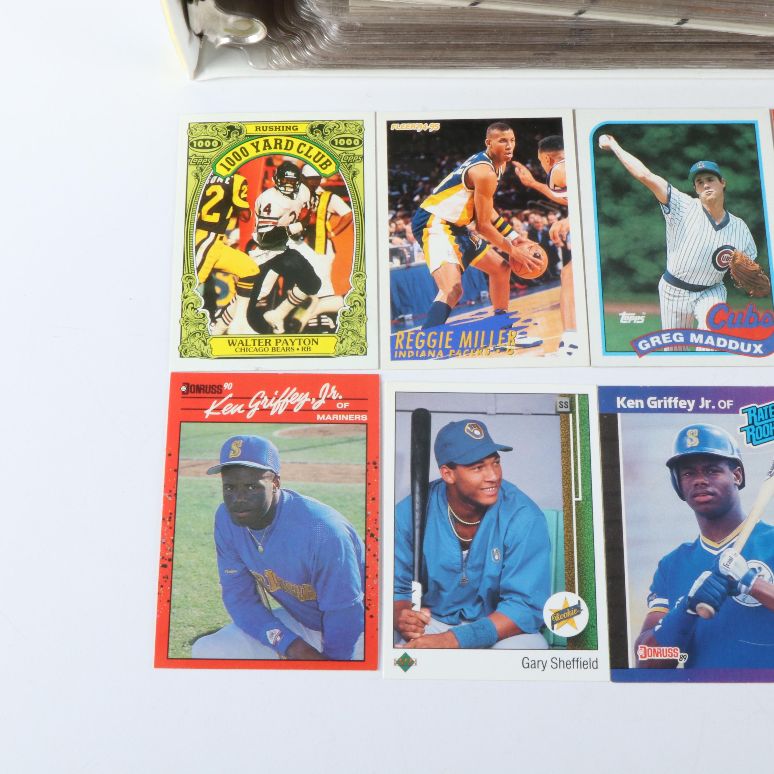 Fleer with Other Sports Cards Featuring Howie Long Rookie Card and More