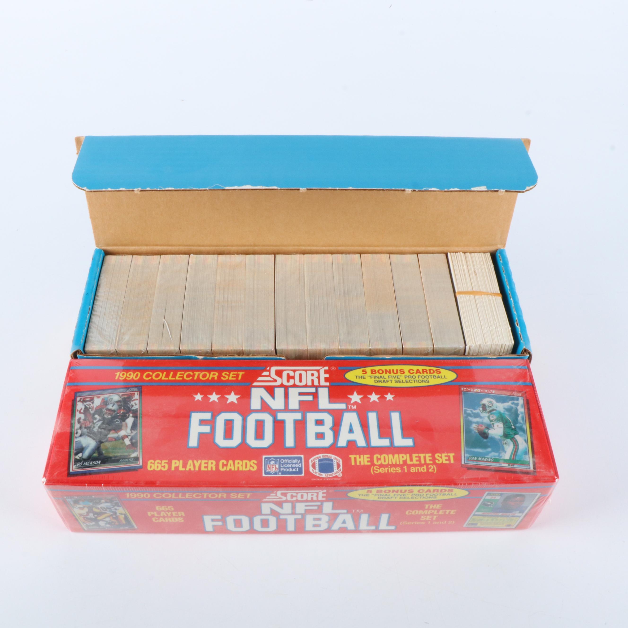 Sealed Sports Trading Card Sets and Wax Packs, 1989-1991