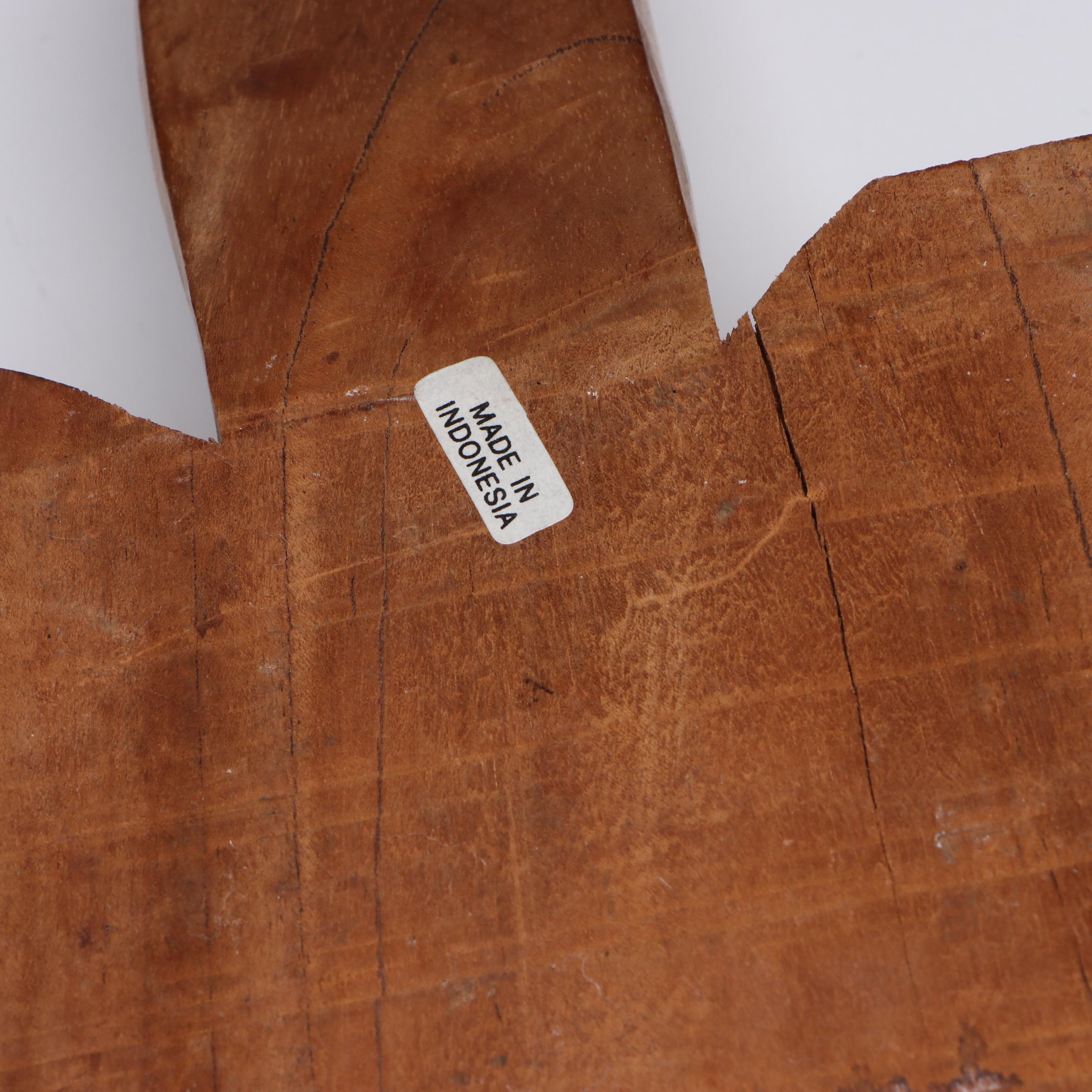 Carved Wood Wolf Scene & Turtle Figurines With Bernal Sanchez Carved Wood Bowl