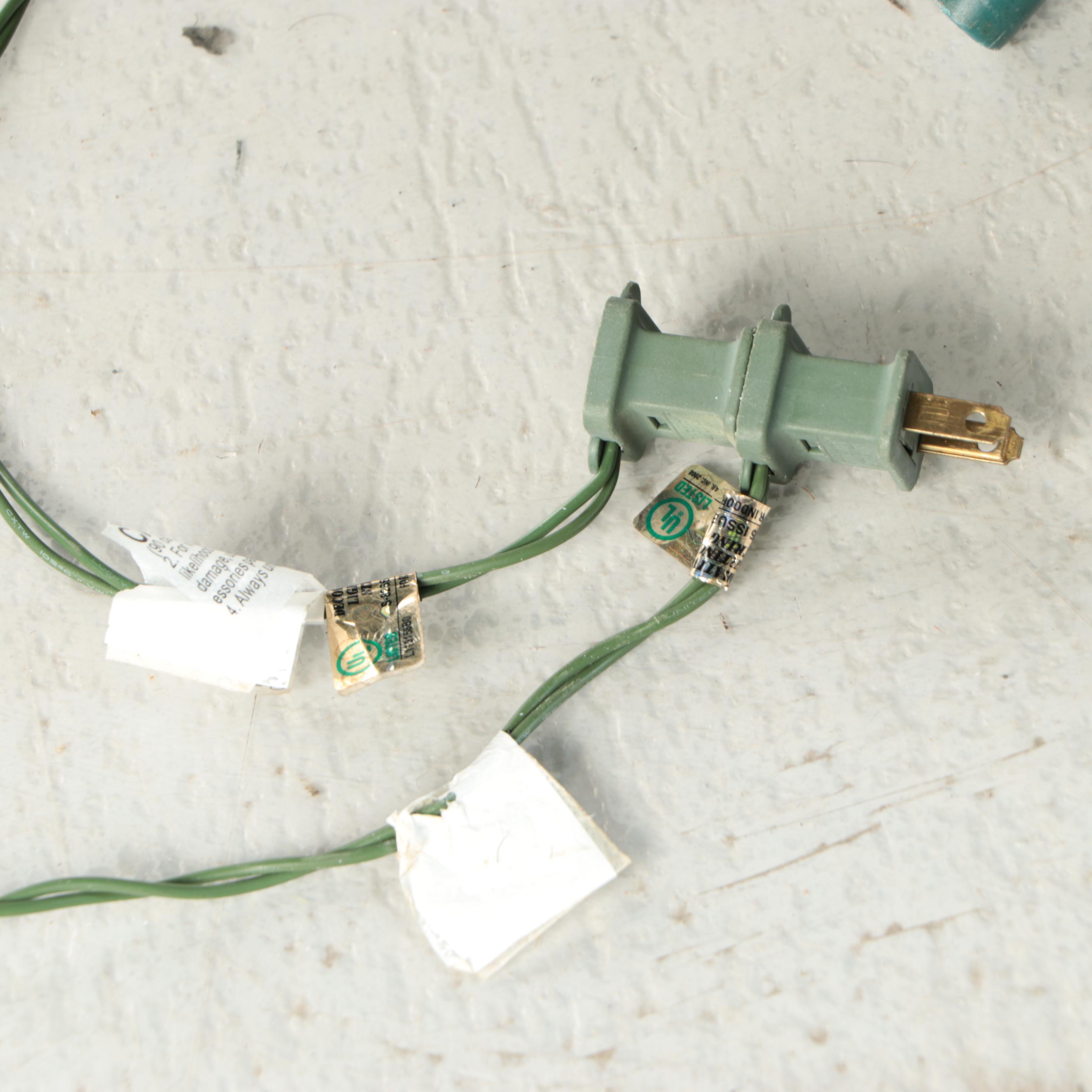 Three Section Illuminated Artificial Christmas Tree