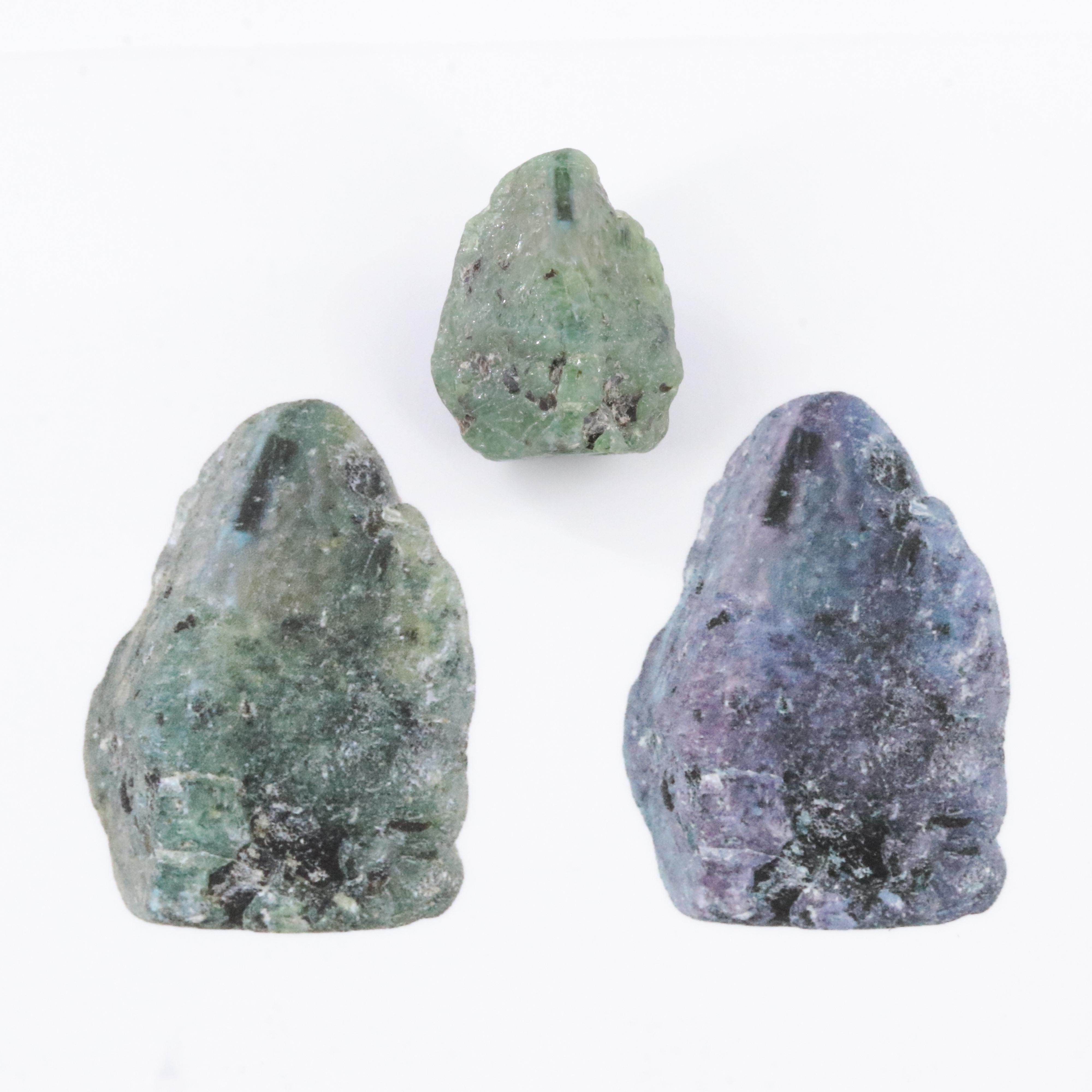 Loose 16.74 CT Rough Alexandrite with GIA Report