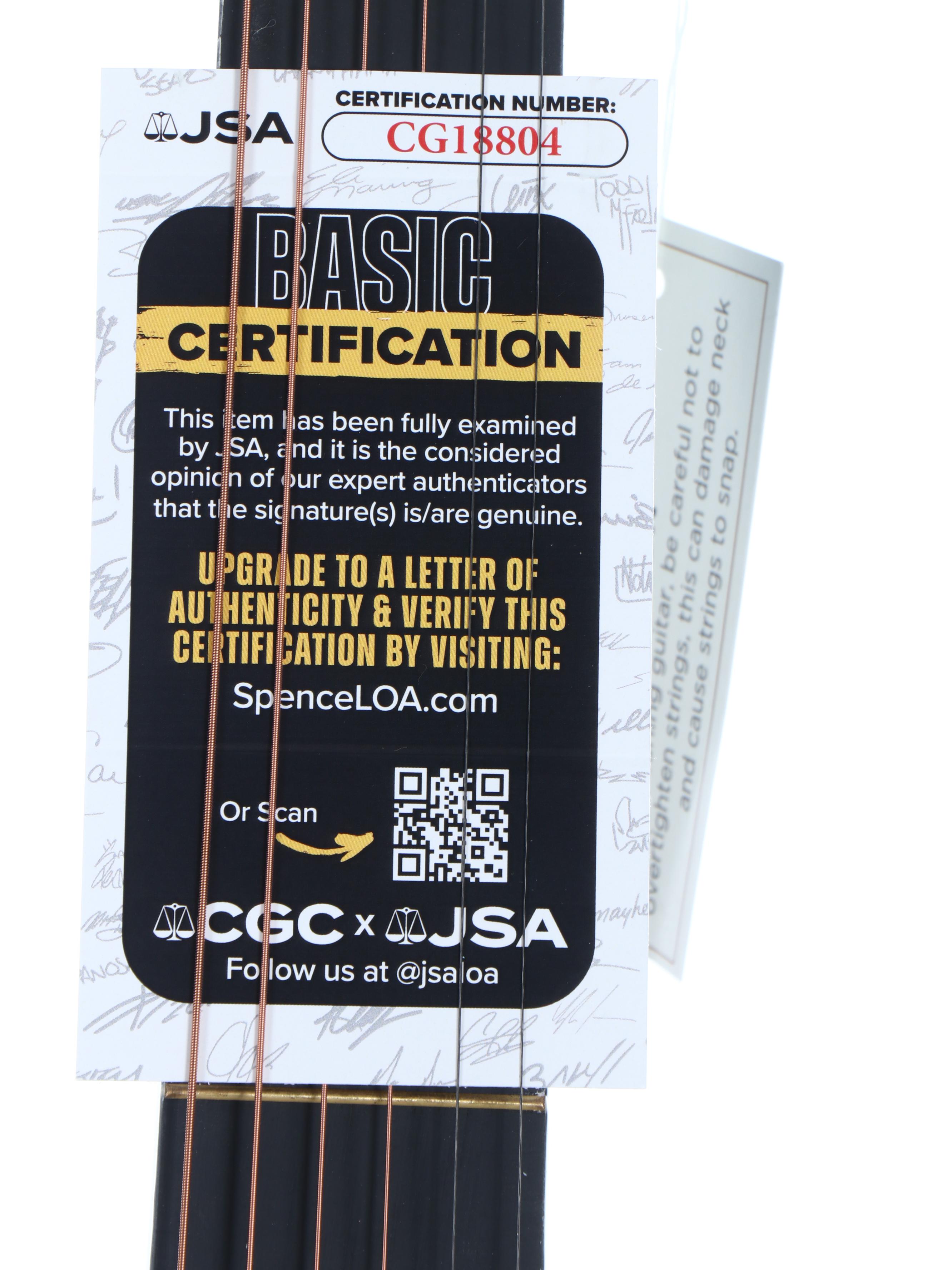 Taylor Swift Decal-Signed Ashthorpe Acoustic Guitar, JSA