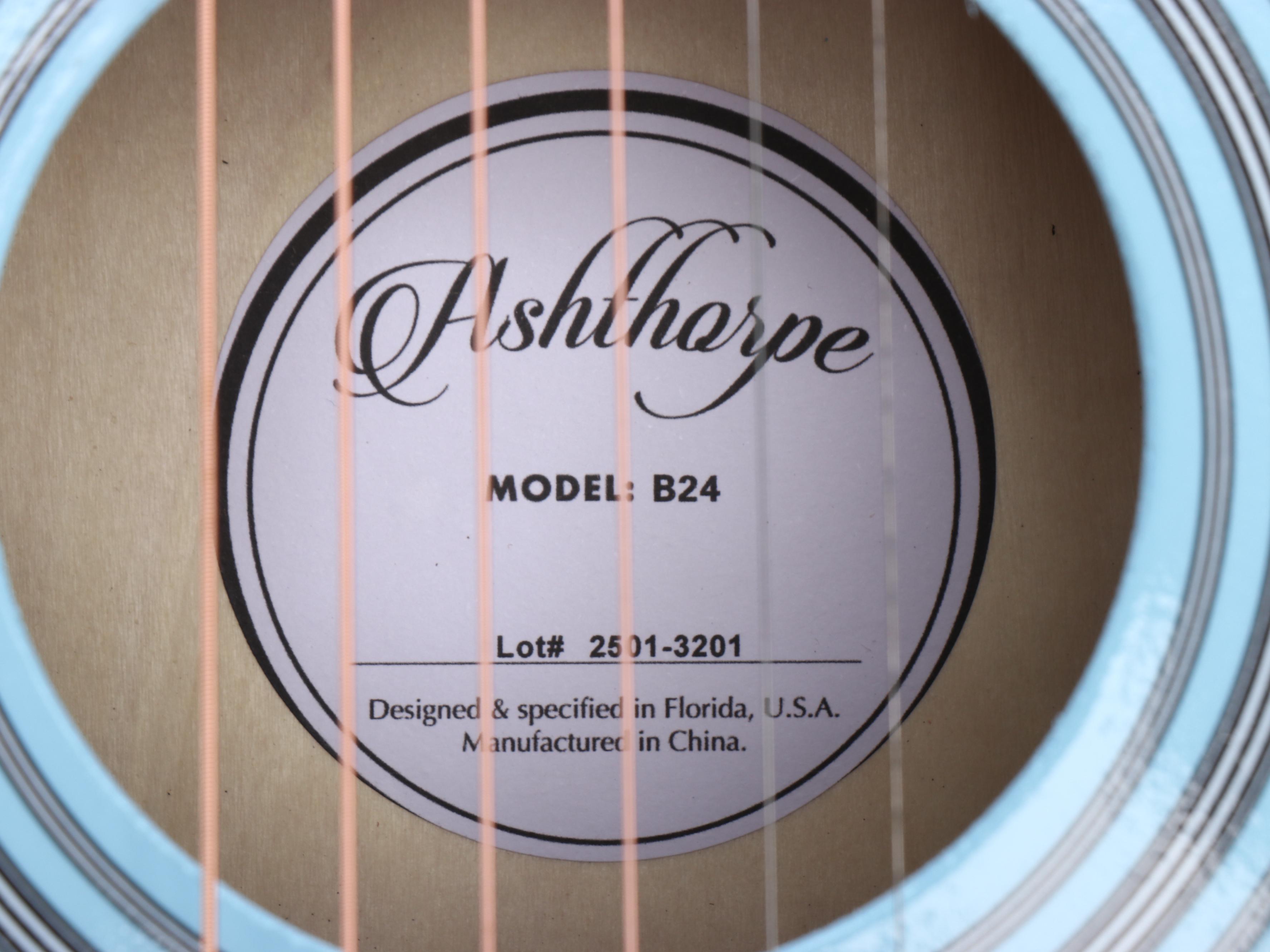 Taylor Swift Decal-Signed Ashthorpe Acoustic Guitar, JSA