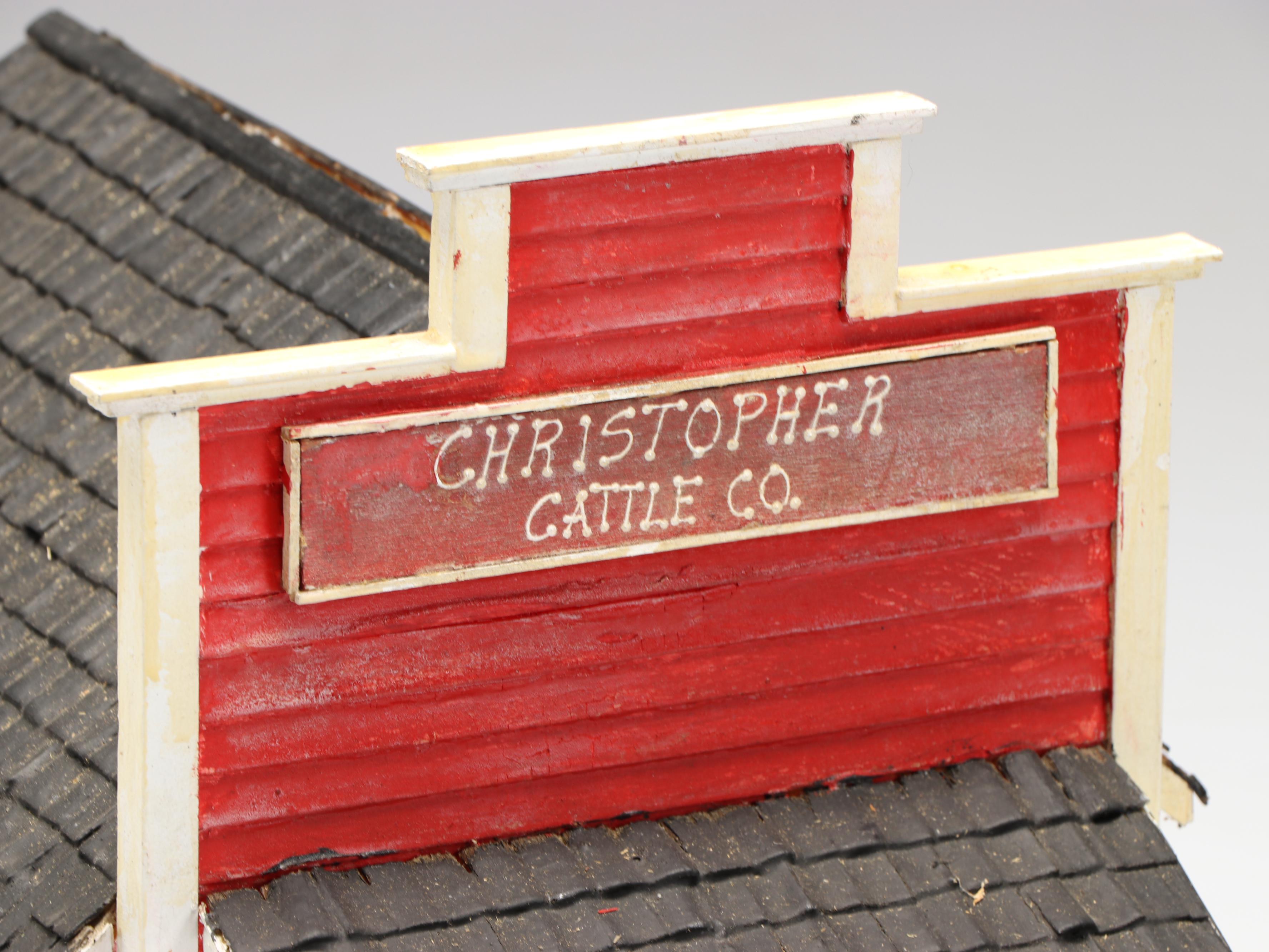 Handcrafted Wooden General Store, Lumber and More Train Track Buildings