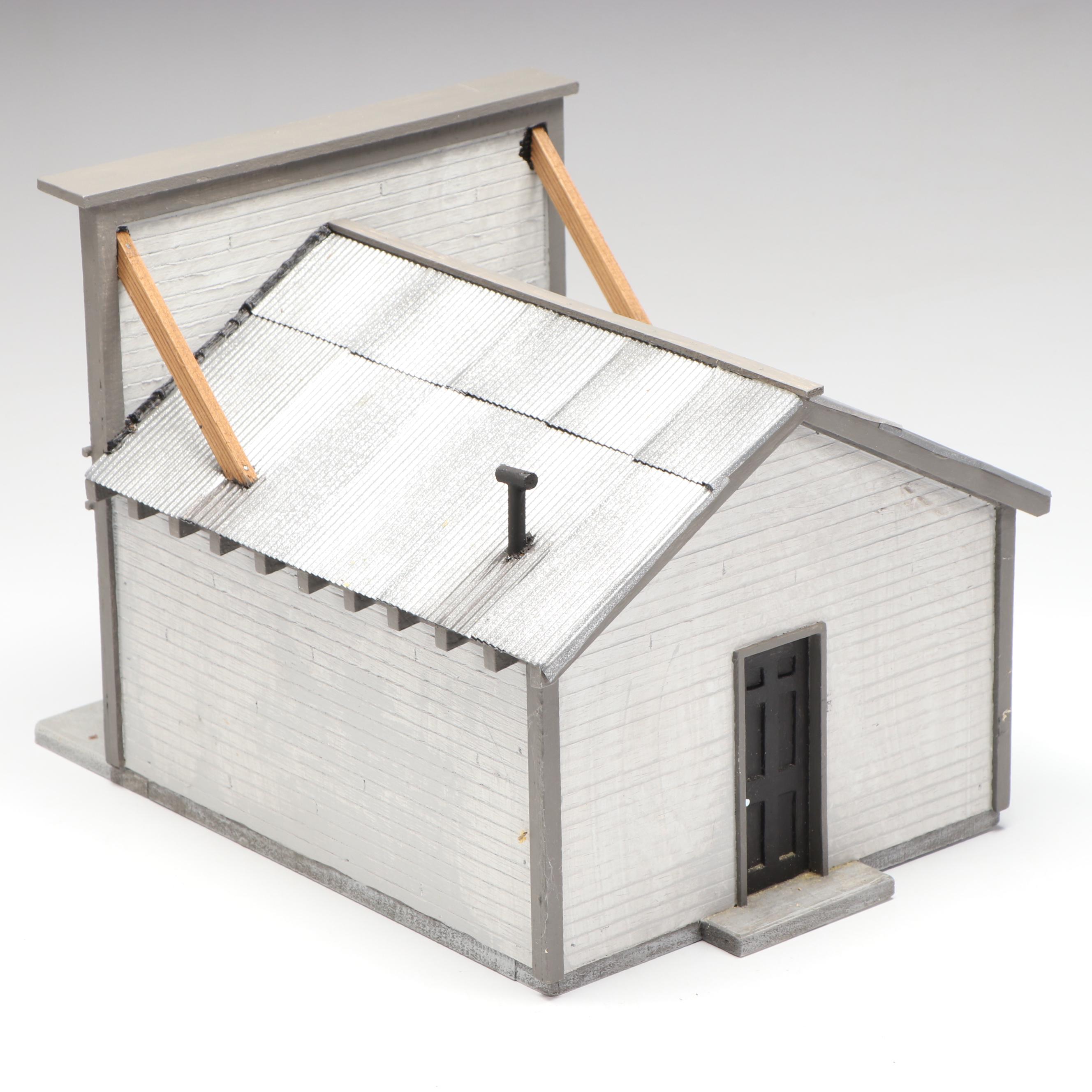 Handcrafted Wooden General Store, Lumber and More Train Track Buildings