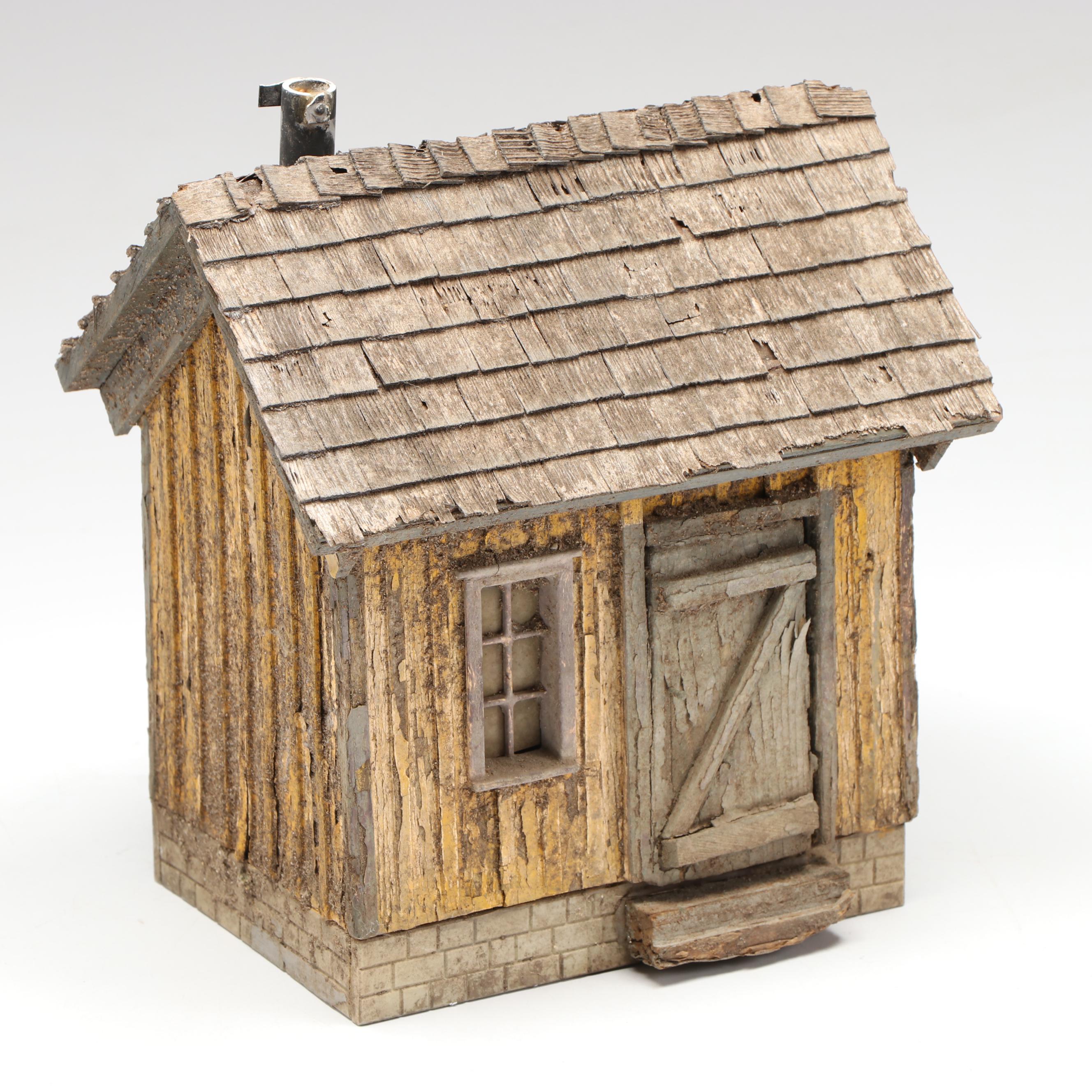 Handcrafted Wooden General Store, Lumber and More Train Track Buildings