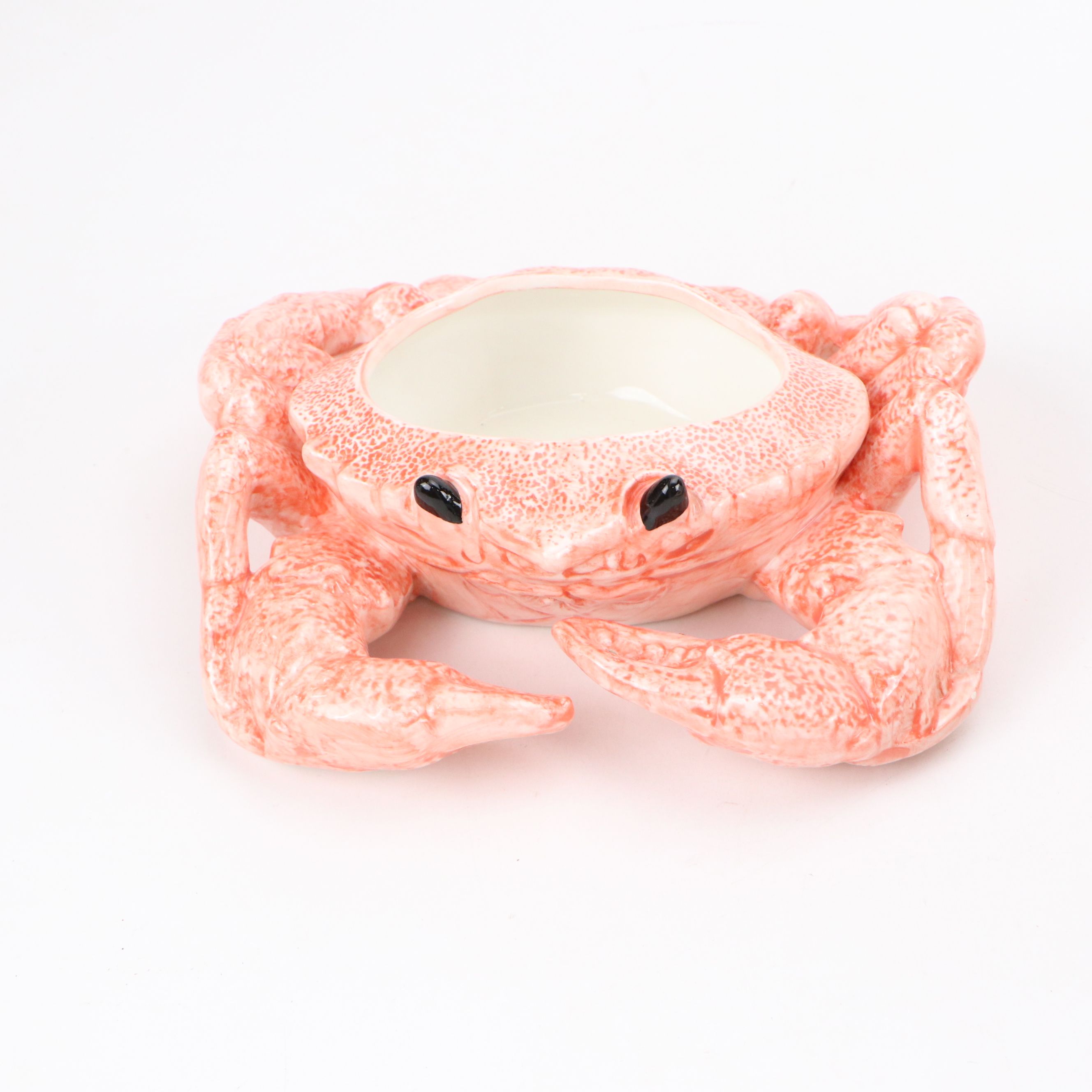 Bergschrund Crab Dip Bowl and Platter with Decorative Shell