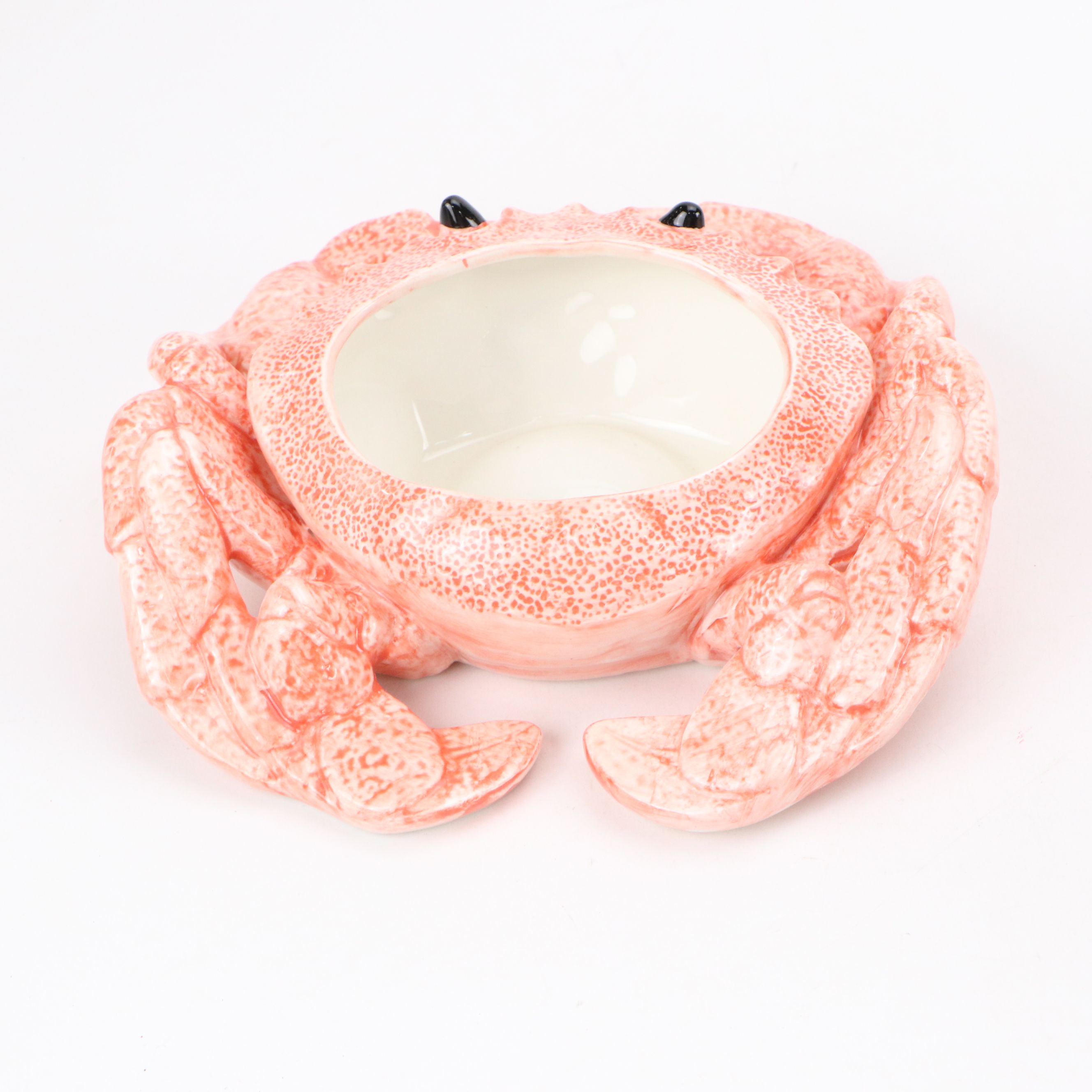 Bergschrund Crab Dip Bowl and Platter with Decorative Shell