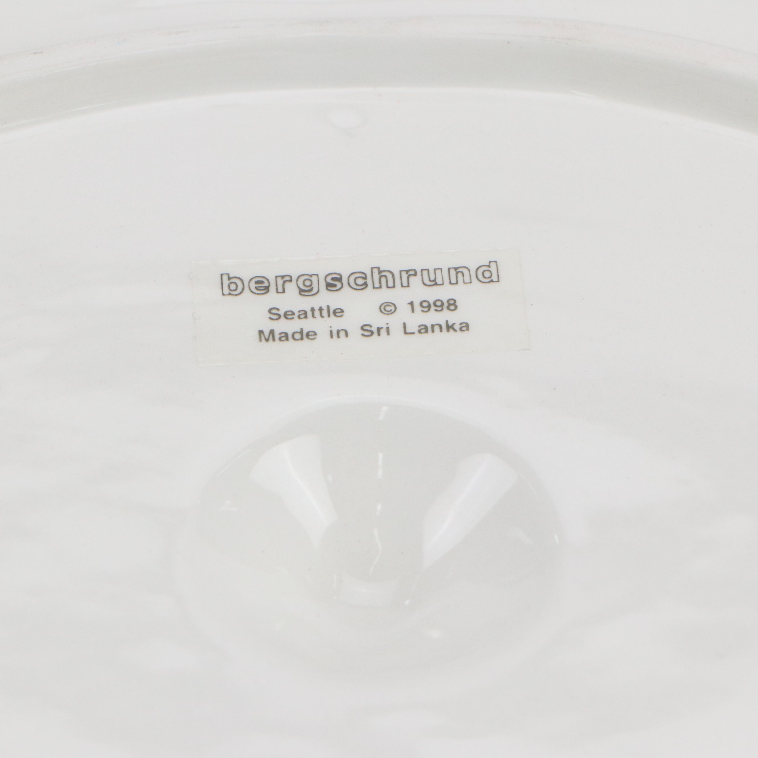 Bergschrund Crab Dip Bowl and Platter with Decorative Shell