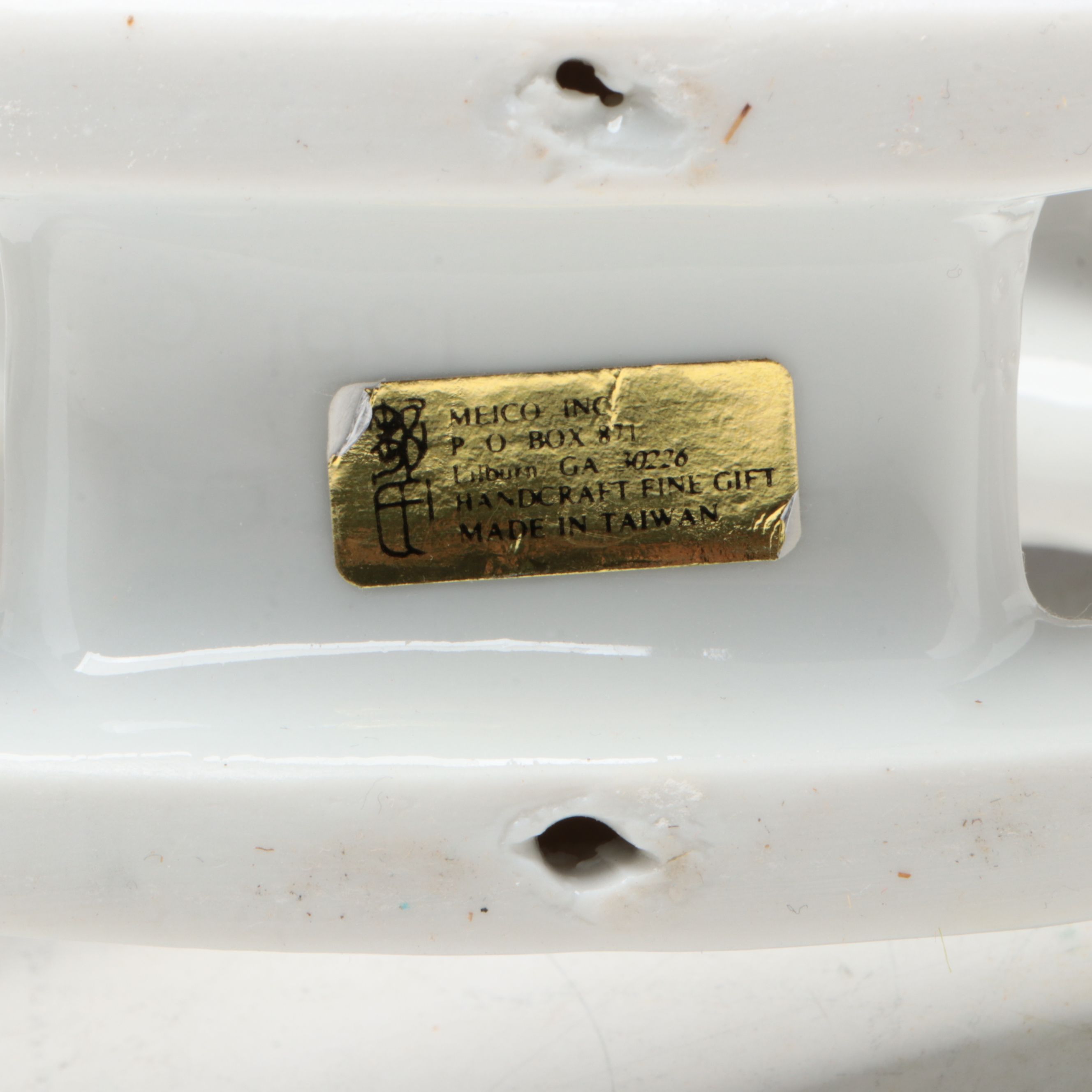 Airplane Desk Lamp with East Asian Ceramic Figurines, Mid to Late 20th Century