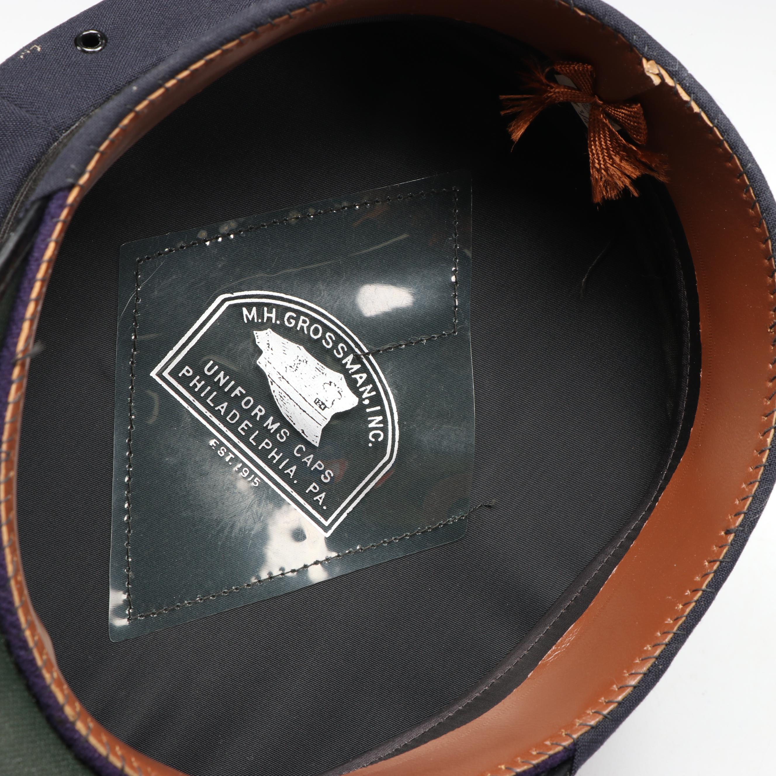 M. H. Grossman Pennsylvania and New York Central Train Conductor Hats