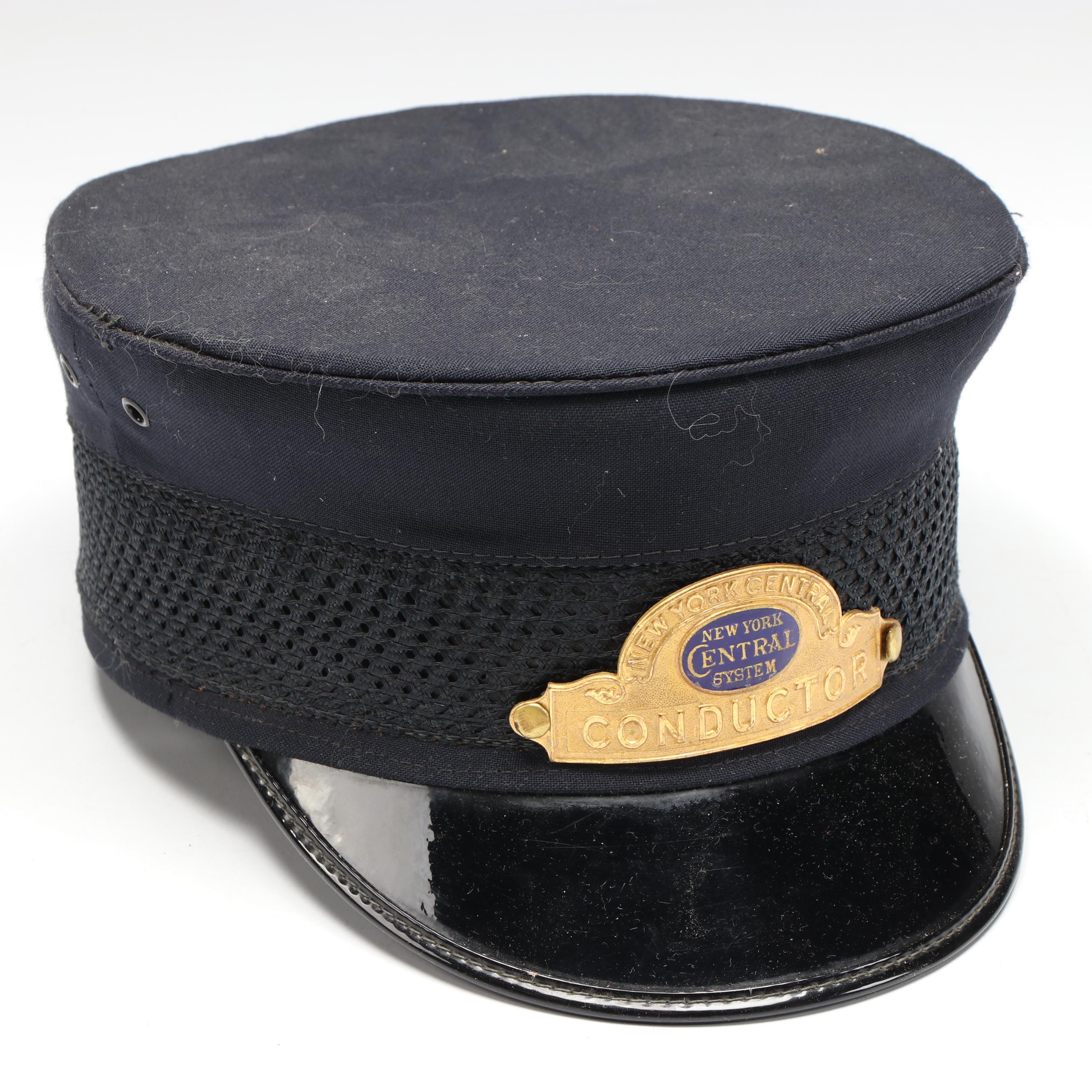 M. H. Grossman Pennsylvania and New York Central Train Conductor Hats