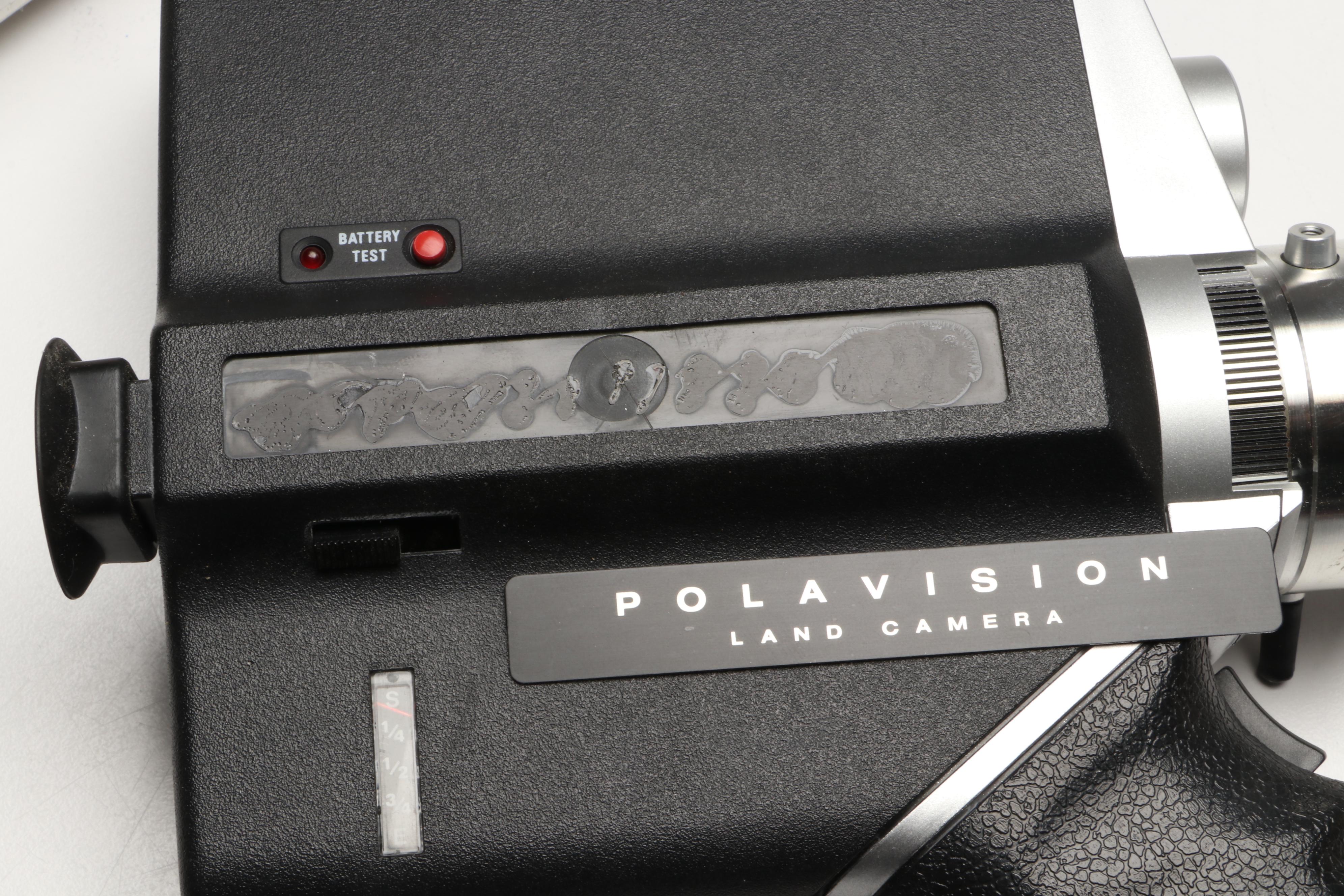 Polaroid "Polavision" Land Camera and Bell & Howell Electric Eye 127