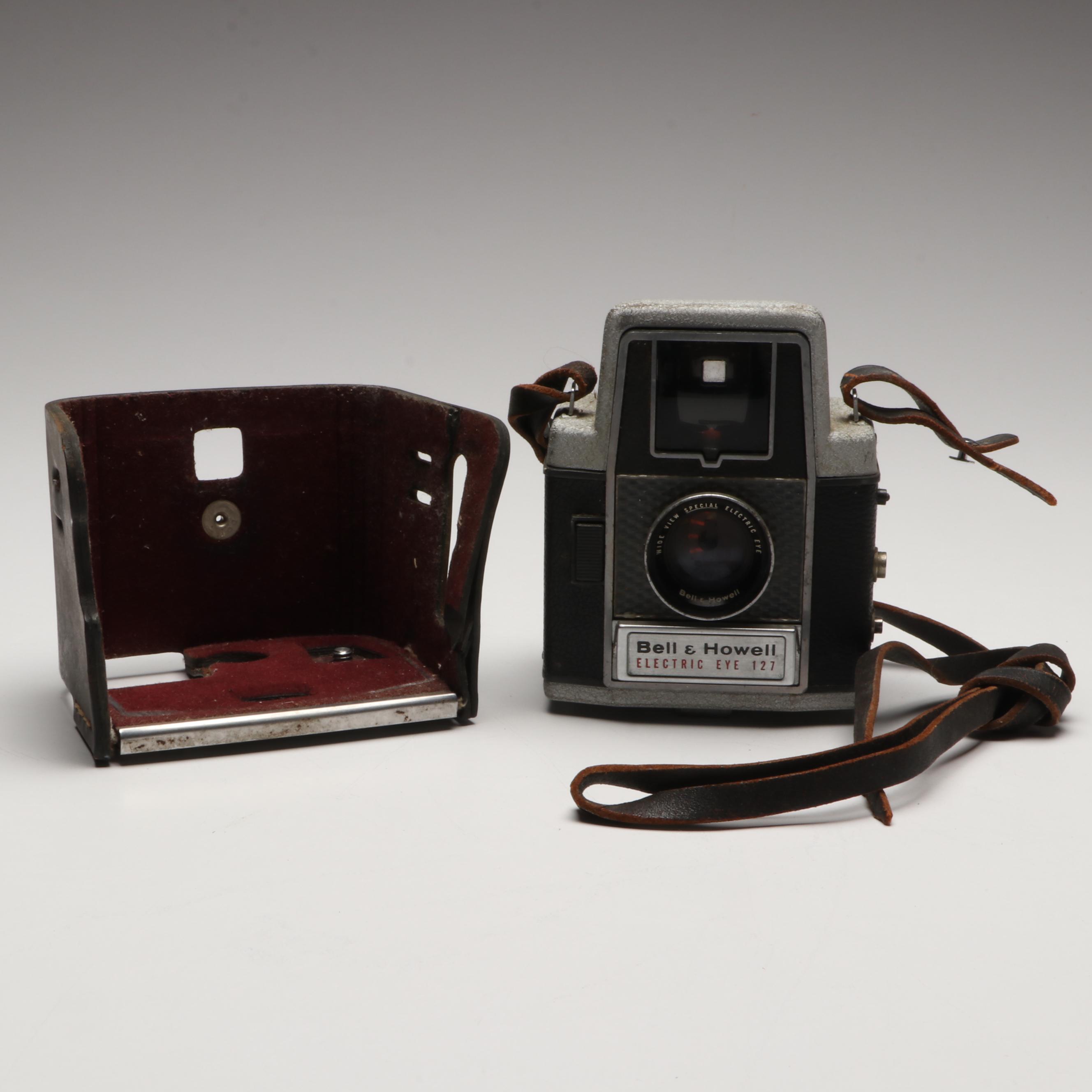 Polaroid "Polavision" Land Camera and Bell & Howell Electric Eye 127