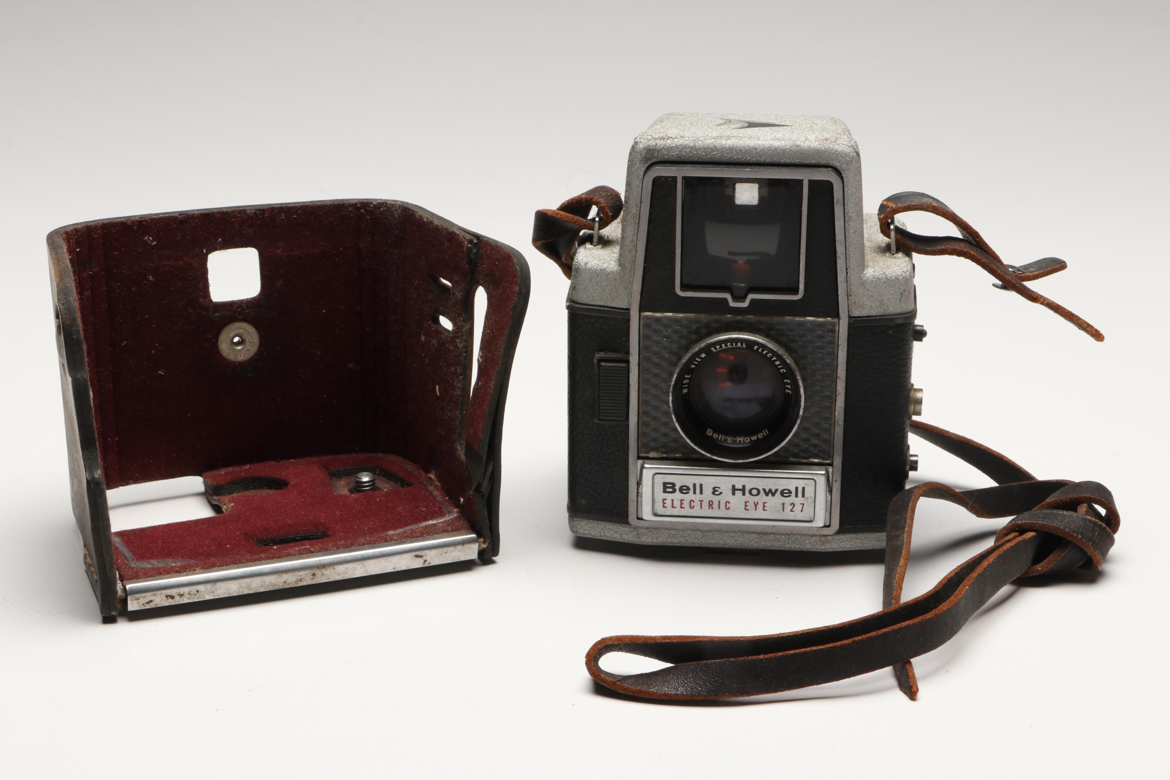 Polaroid "Polavision" Land Camera and Bell & Howell Electric Eye 127