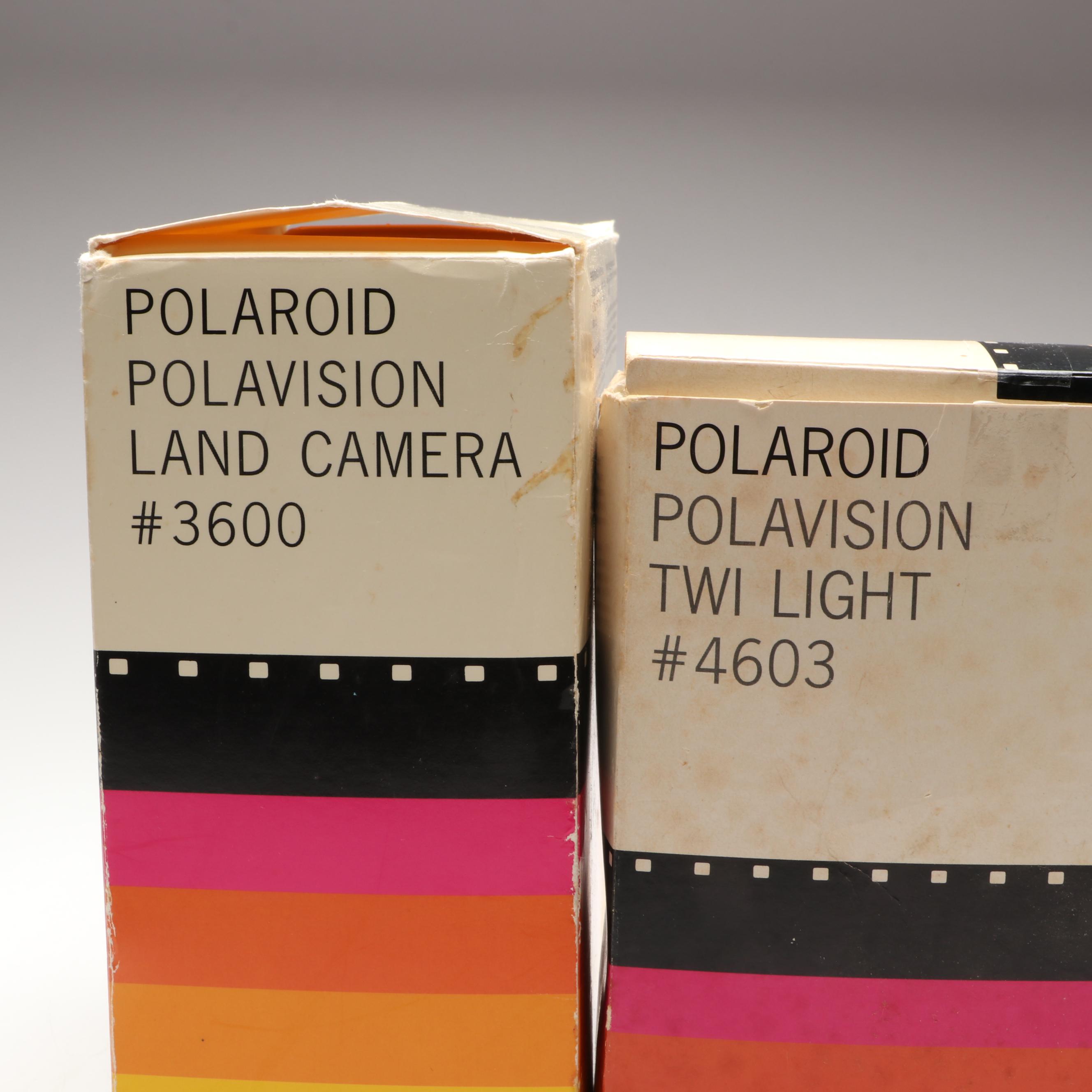 Polaroid "Polavision" Land Camera and Bell & Howell Electric Eye 127