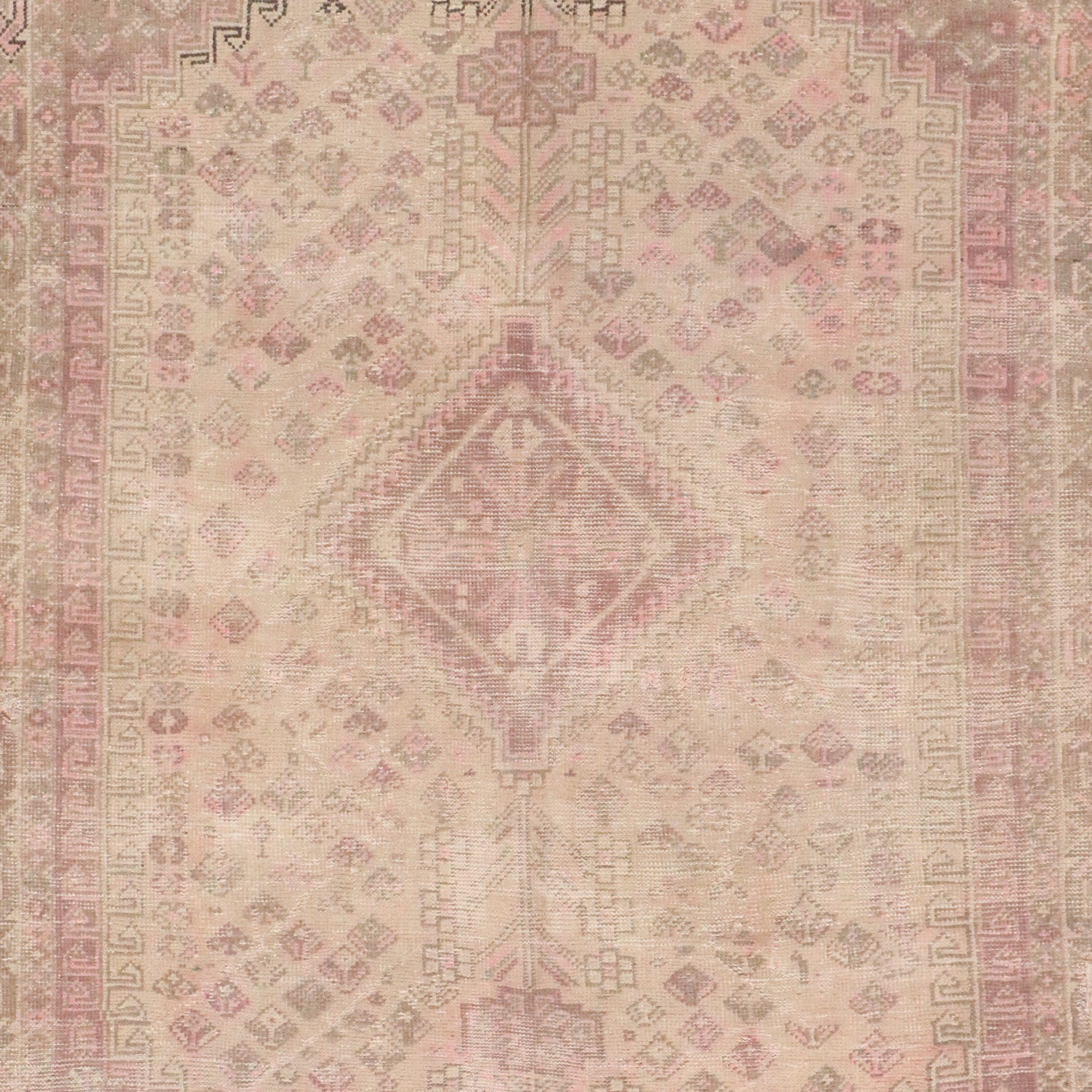 4'9 x 7'6 Hand-Knotted Persian Qashqai Area Rug