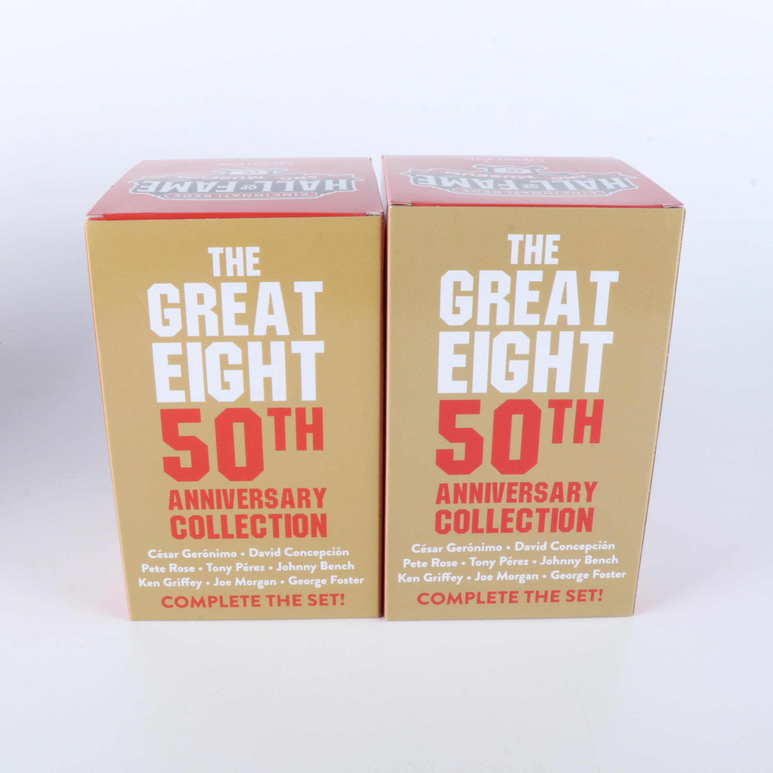 "The Great Eight" 50th Anniversary Cincinnati Reds Complete Replica Statue Set