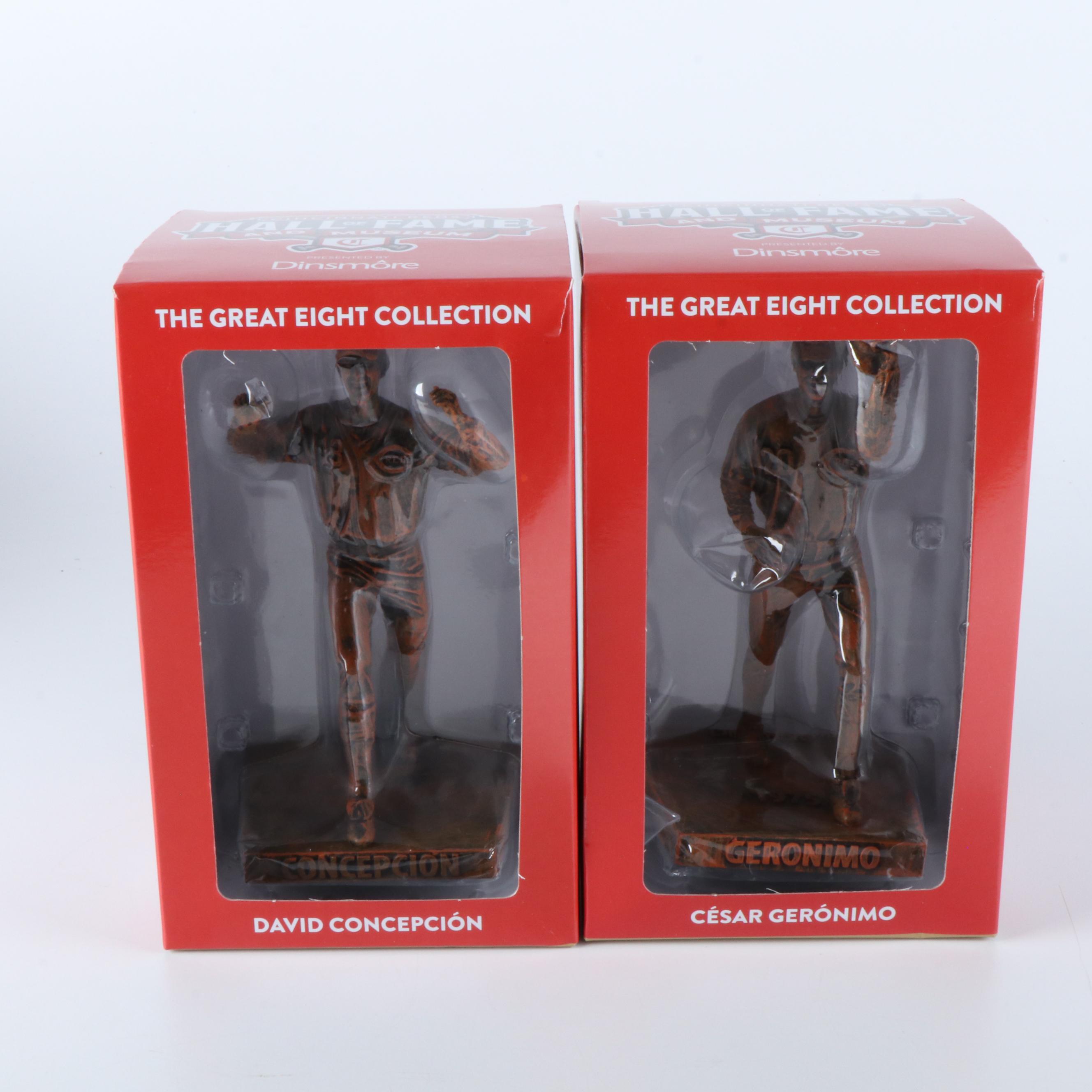 "The Great Eight" 50th Anniversary Cincinnati Reds Complete Replica Statue Set